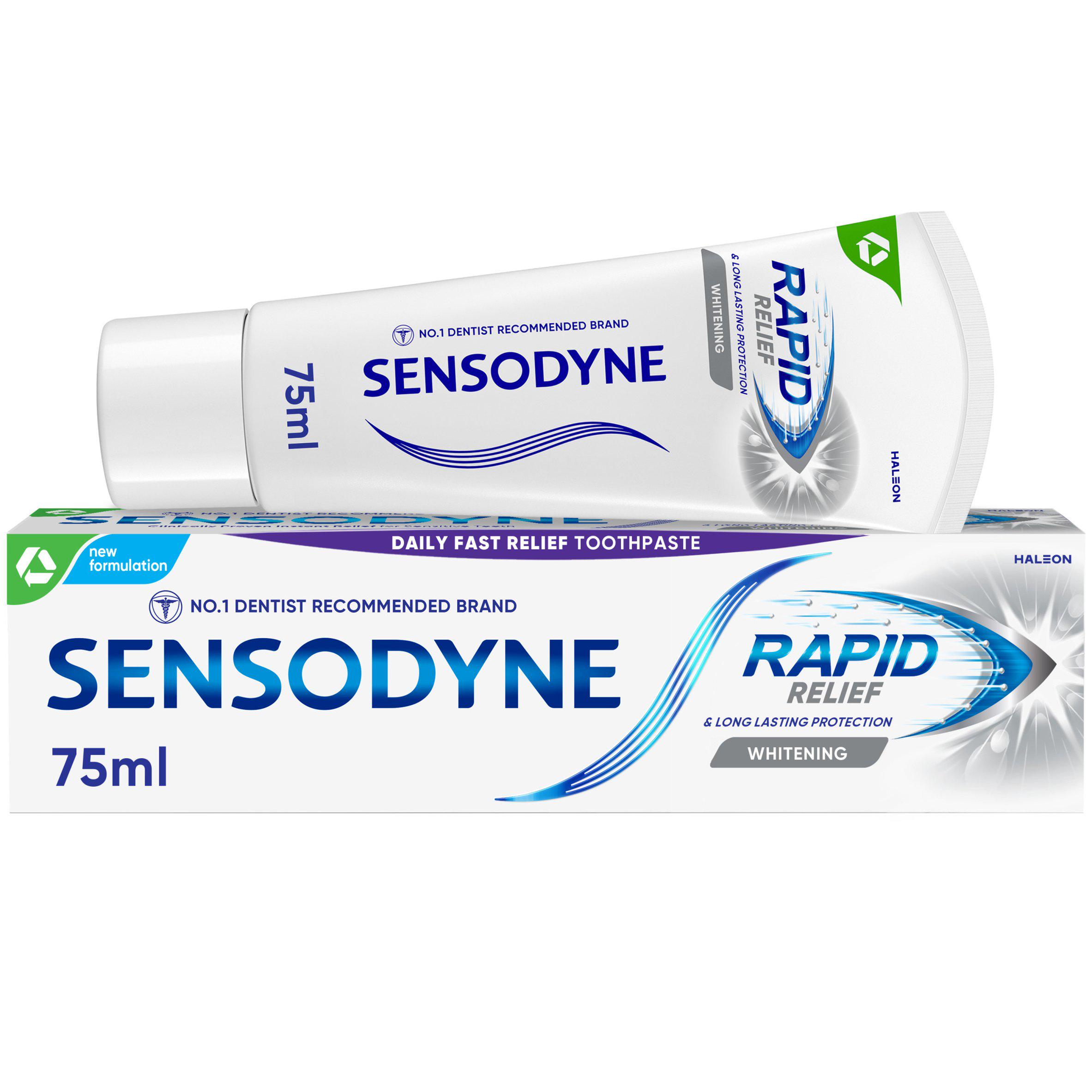 Sensodyne Rapid Relief Sensitive Whitening Toothpaste