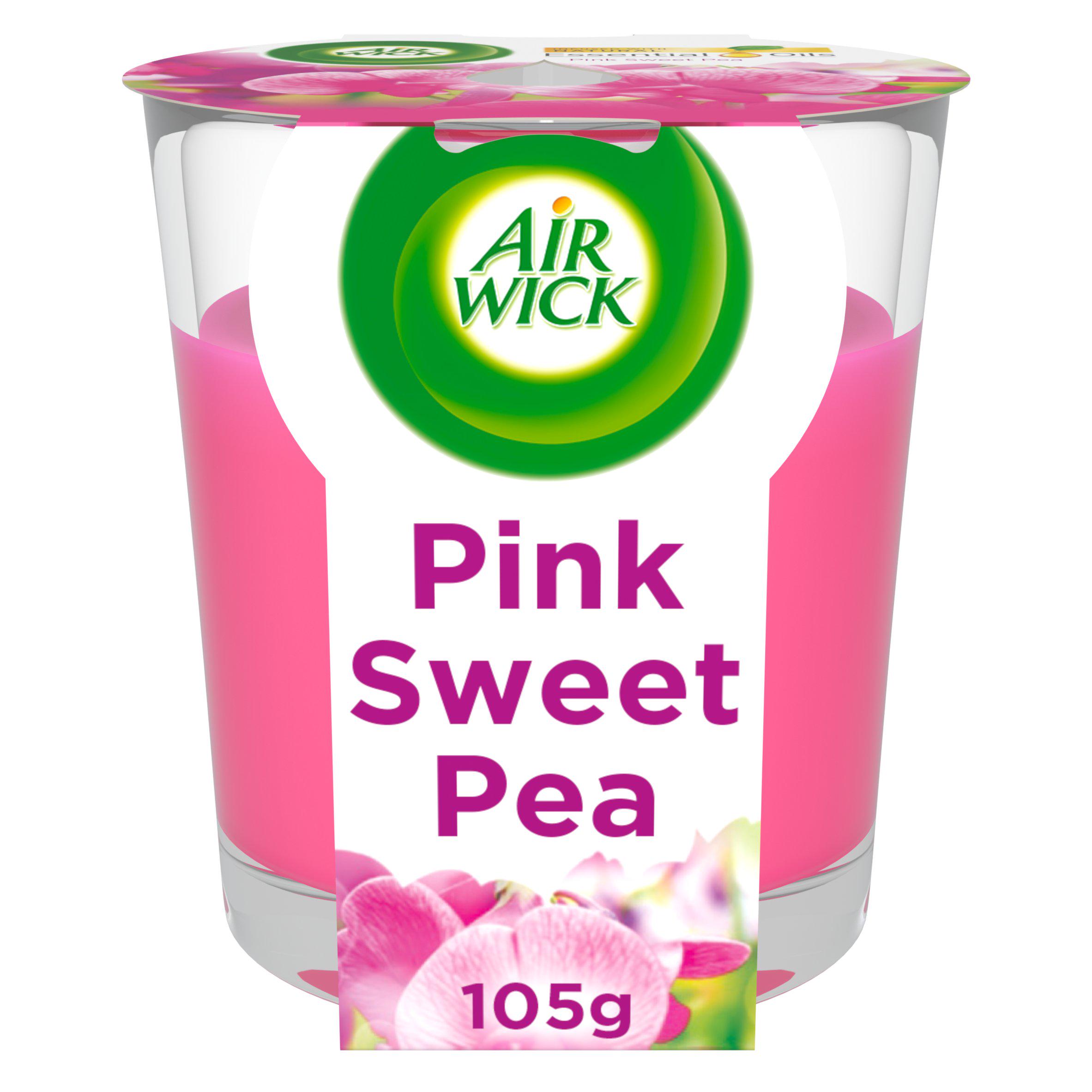 Airwick Pink Sweet Pea Candle