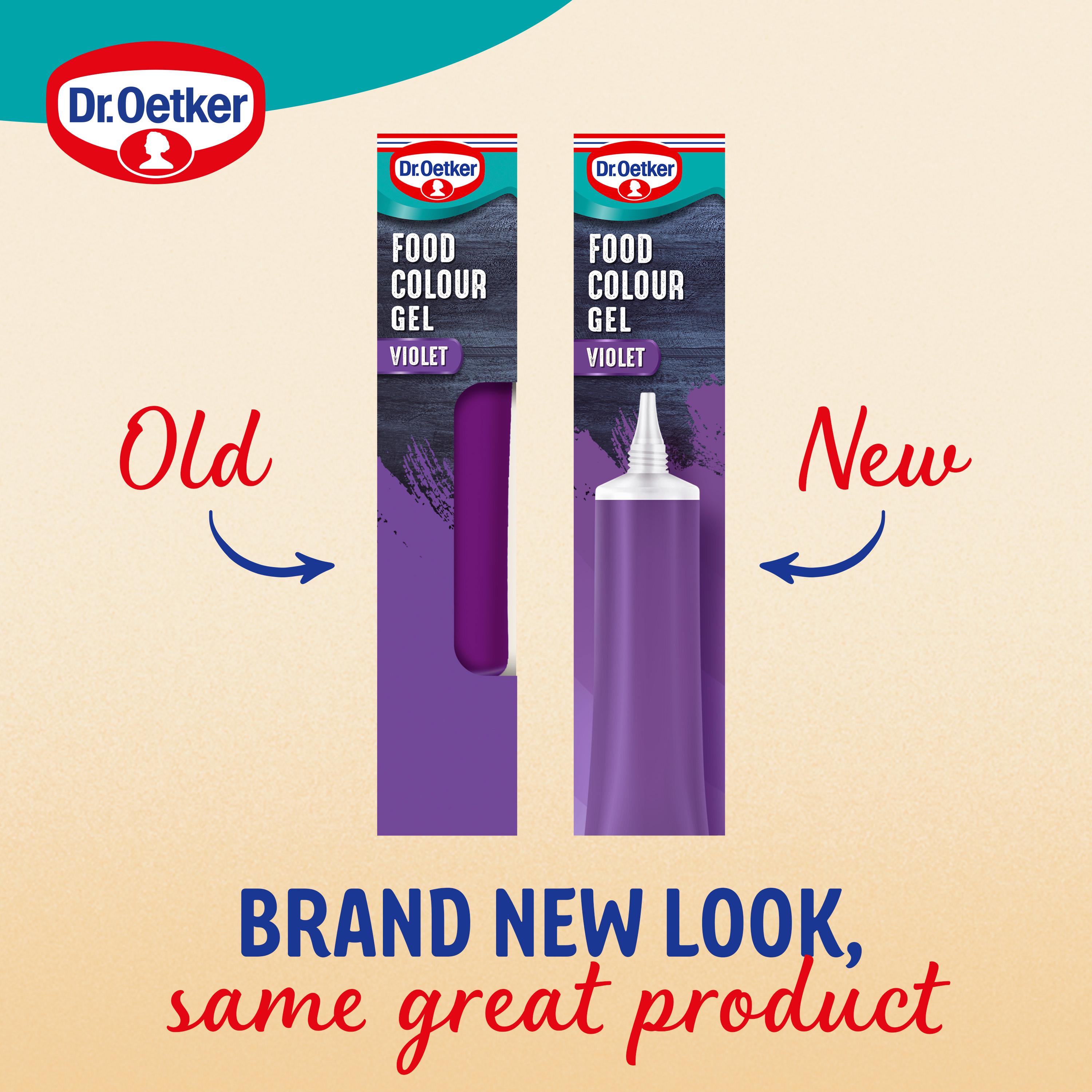Dr. Oetker Extra Strong Violet Food Colouring Gel 15g thumbnail 2