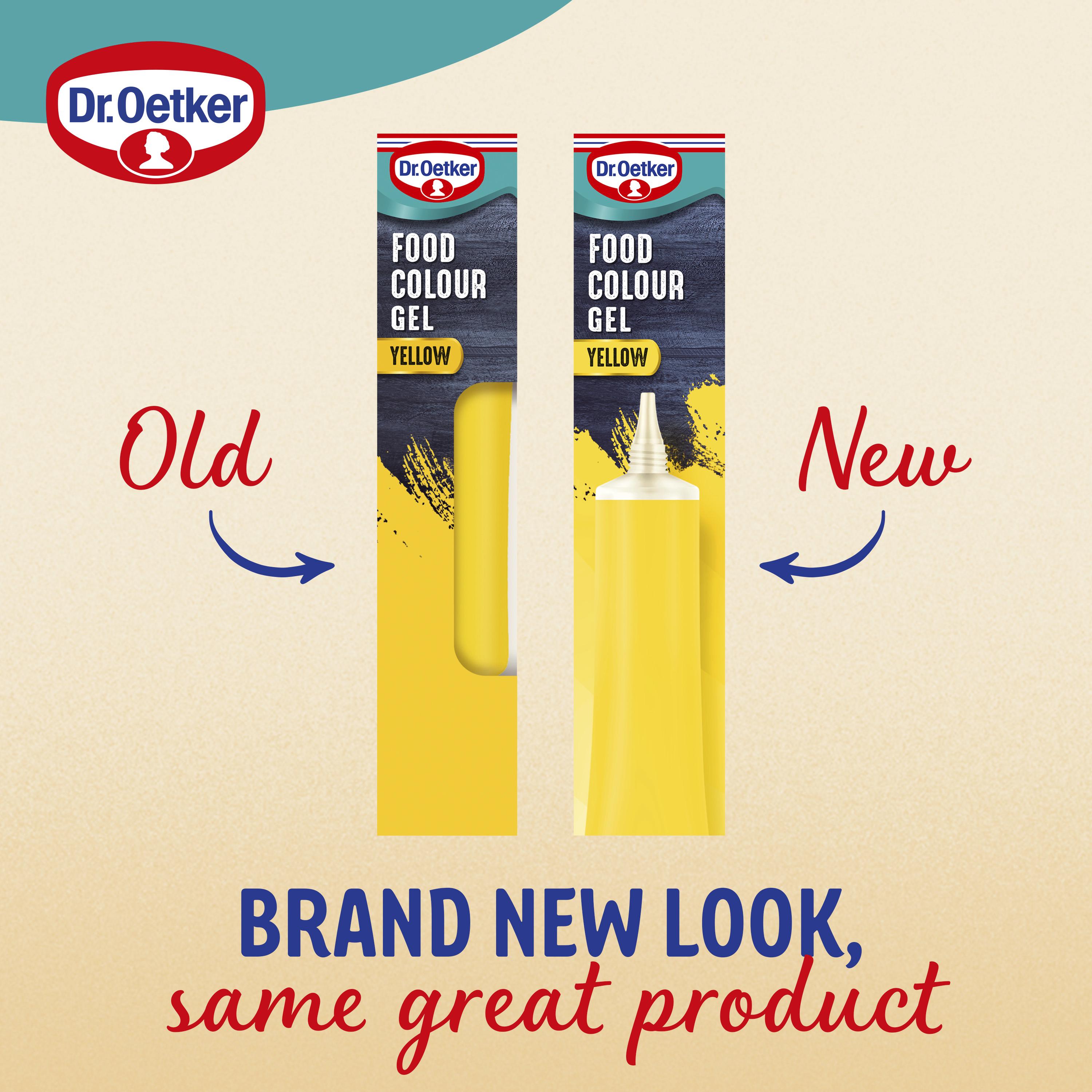 Dr. Oetker Extra Strong Yellow Food Colouring Gel 15g thumbnail 2