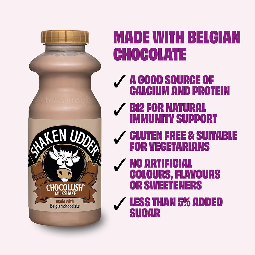 Shaken Udder Chocolush Milkshake 330ml thumbnail 2