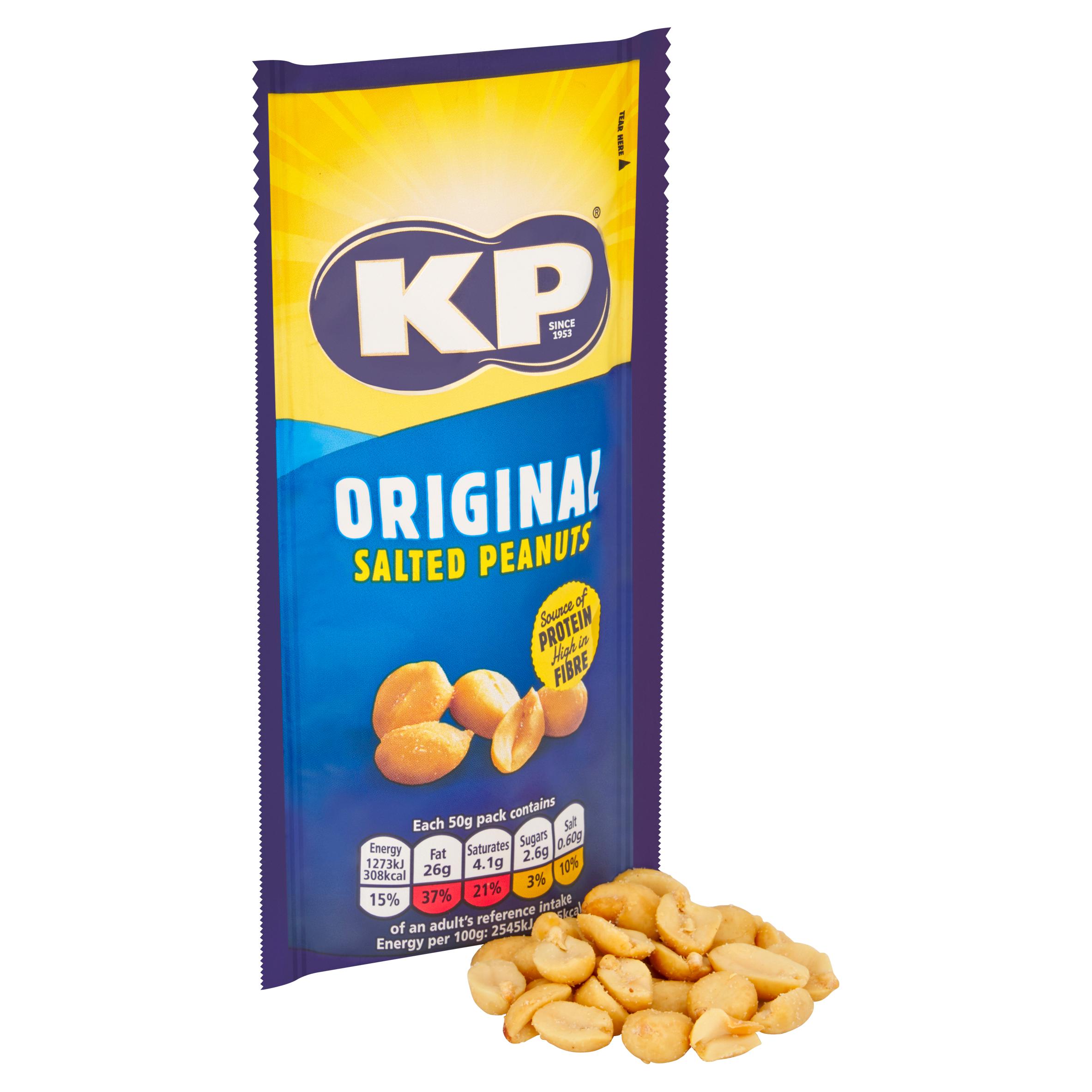 KP Original Salted Peanuts 50g thumbnail 2