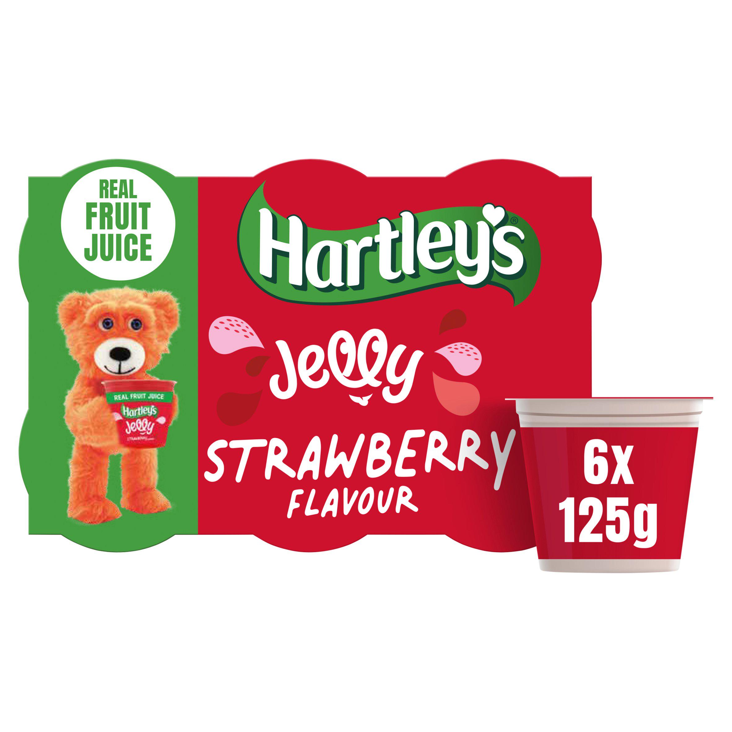 Hartley's Strawberry Jelly Pot Multipack 6x125g