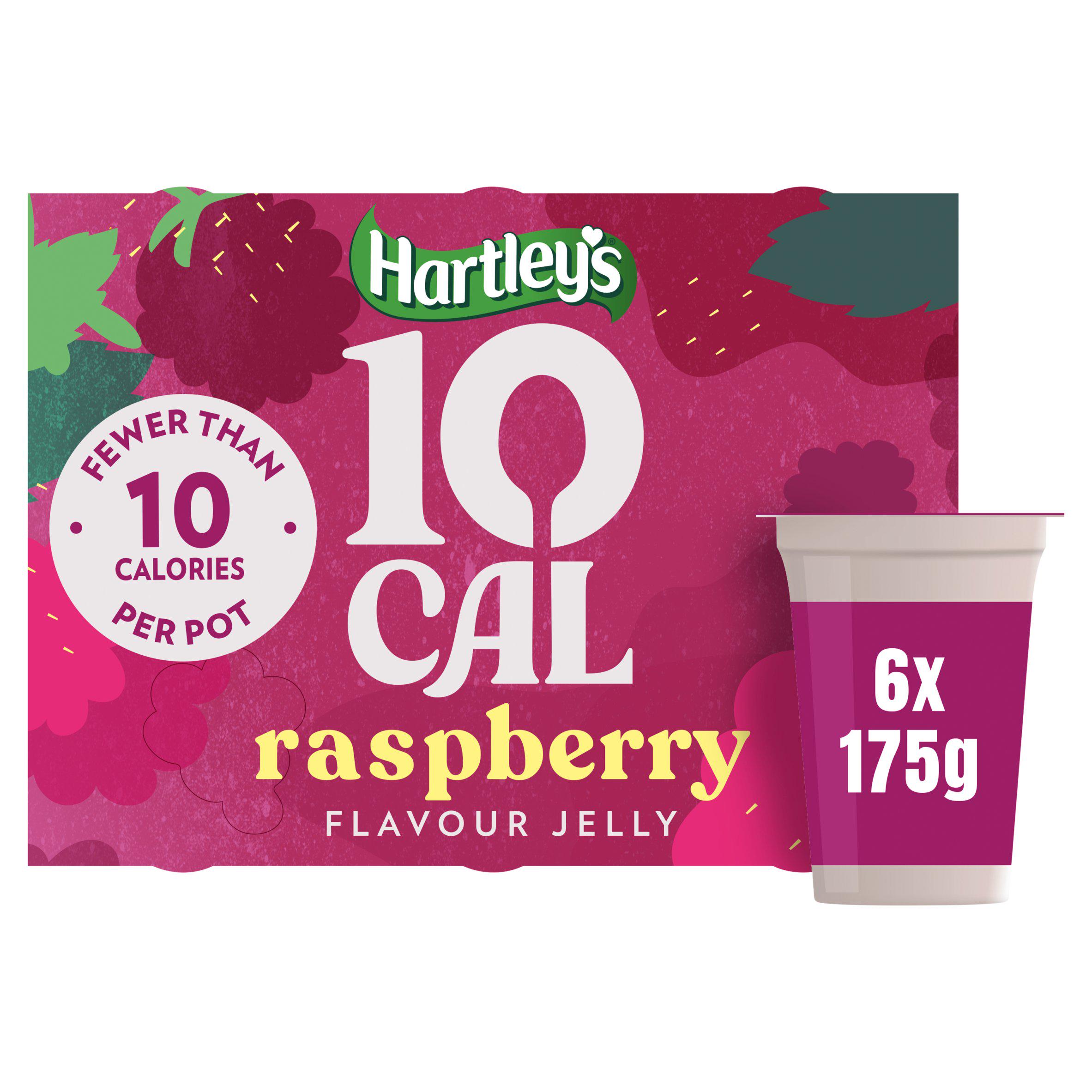 10 Cal Raspberry Flavour Jelly Pots 6 x 175g (1.05kg)