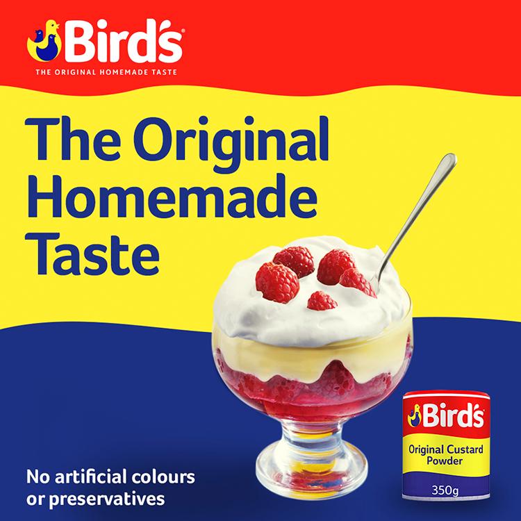 Bird's 350g Ready To Make Original Custard Powder Dessert Mix thumbnail 2