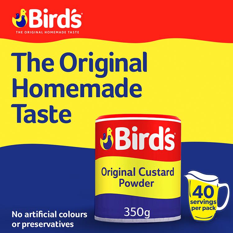 Bird's 350g Ready To Make Original Custard Powder Dessert Mix thumbnail 3
