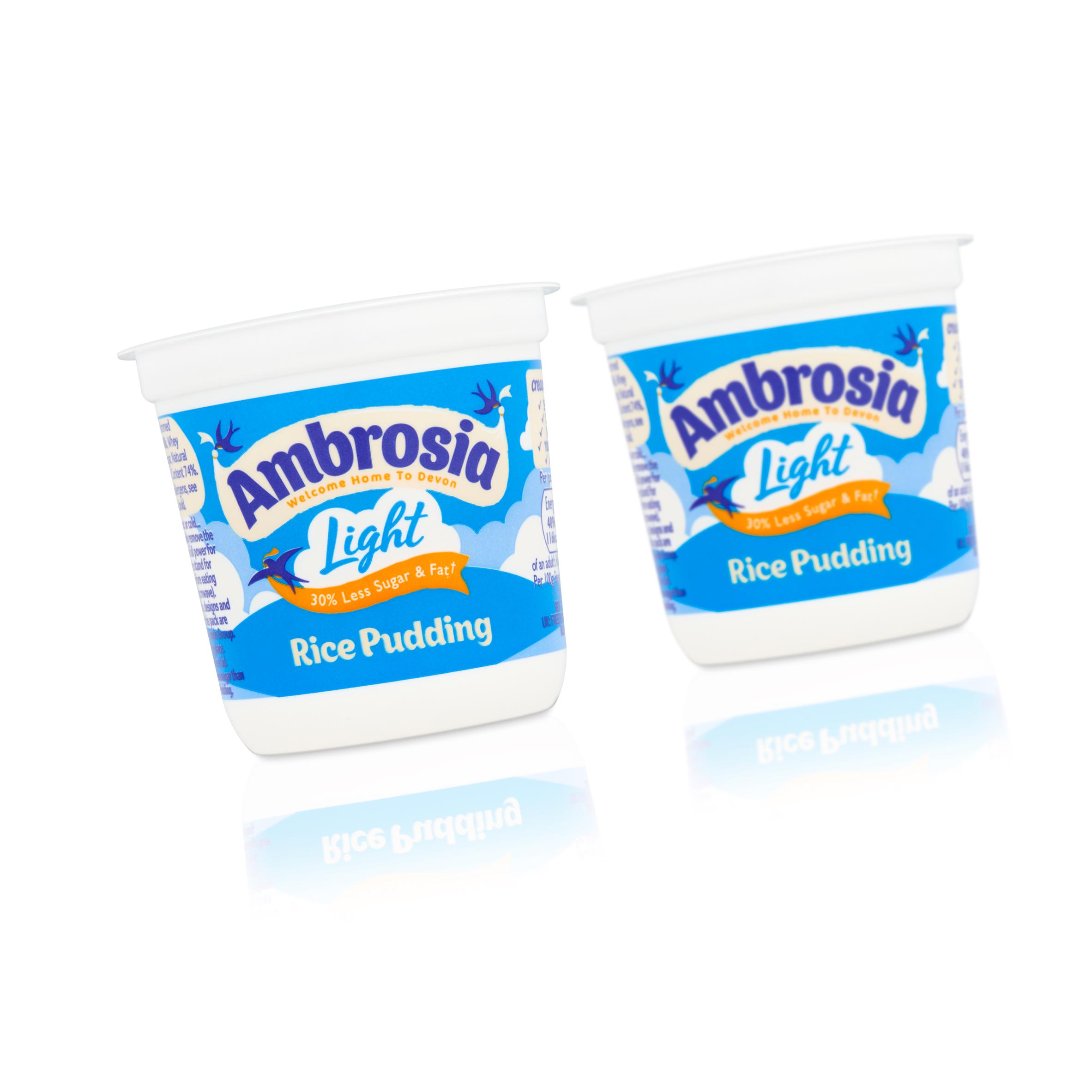 Ambrosia Light 150g Low Fat & Reduced Sugar Rice Pudding Dessert Snack Pot thumbnail 4