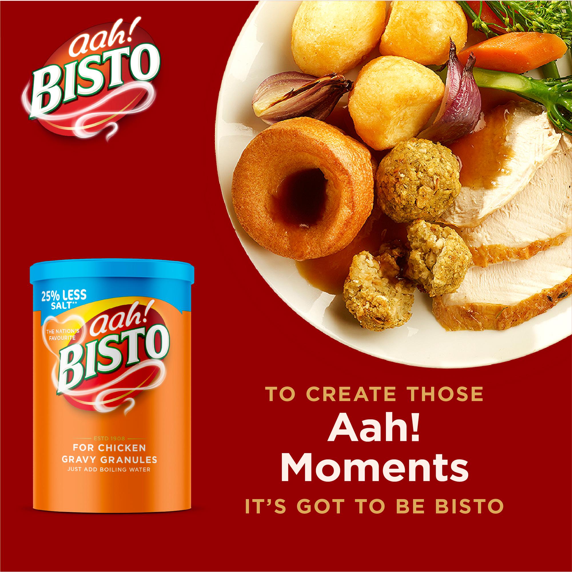 Bisto 190g Reduced Salt Chicken Gravy Granules thumbnail 3