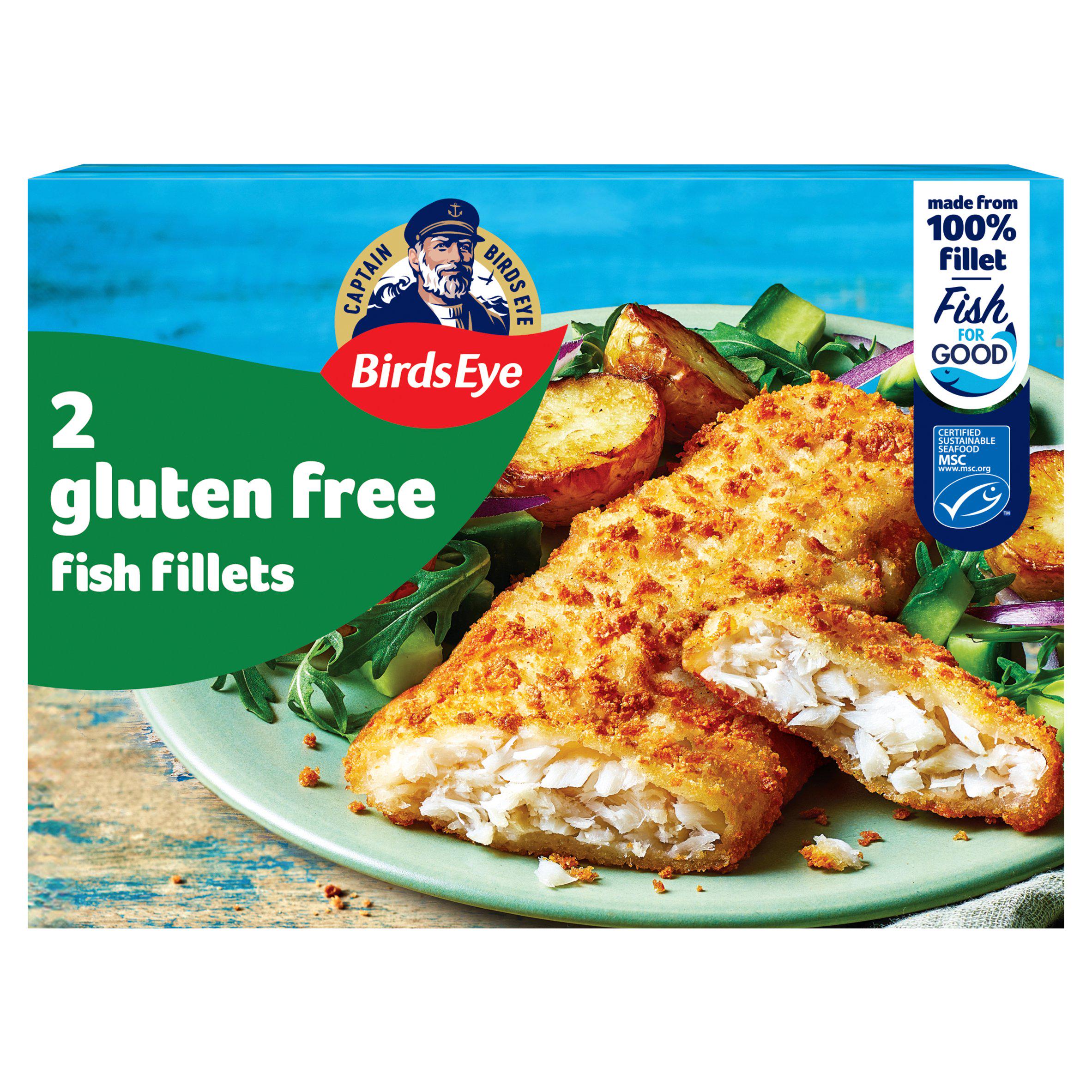 Birds Eye 2 MSC Gluten Free Breaded Fish Fillets