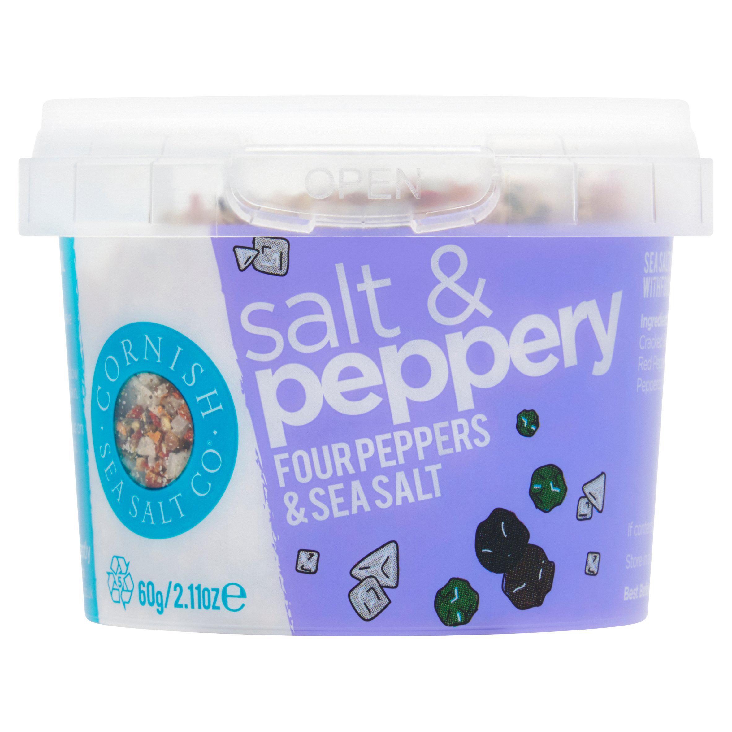 Salt & Peppery Four Peppers & Sea Salt 60g