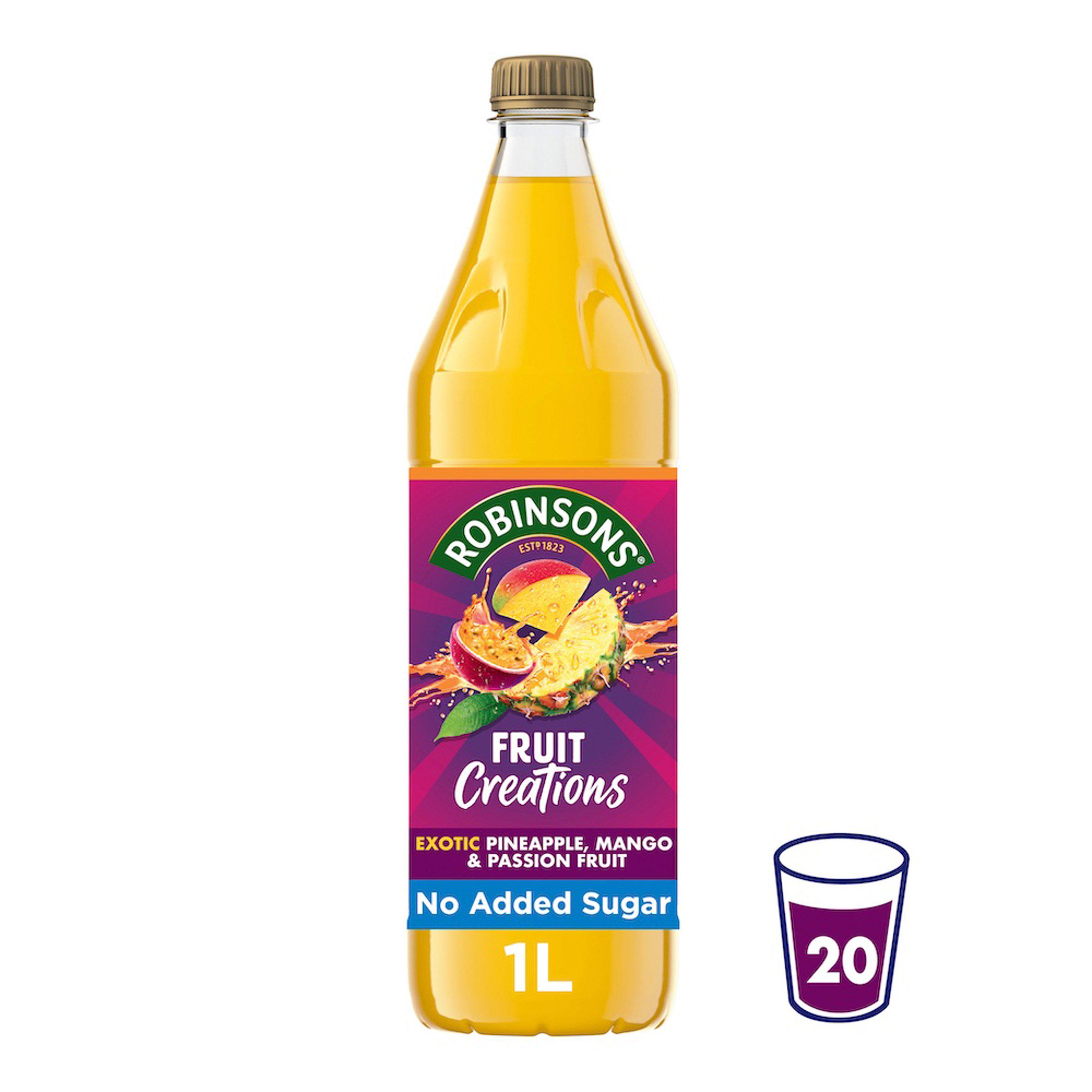 Robinsons Fruit Creations Pineapple, Mango & Passionfruit No Added Sugar