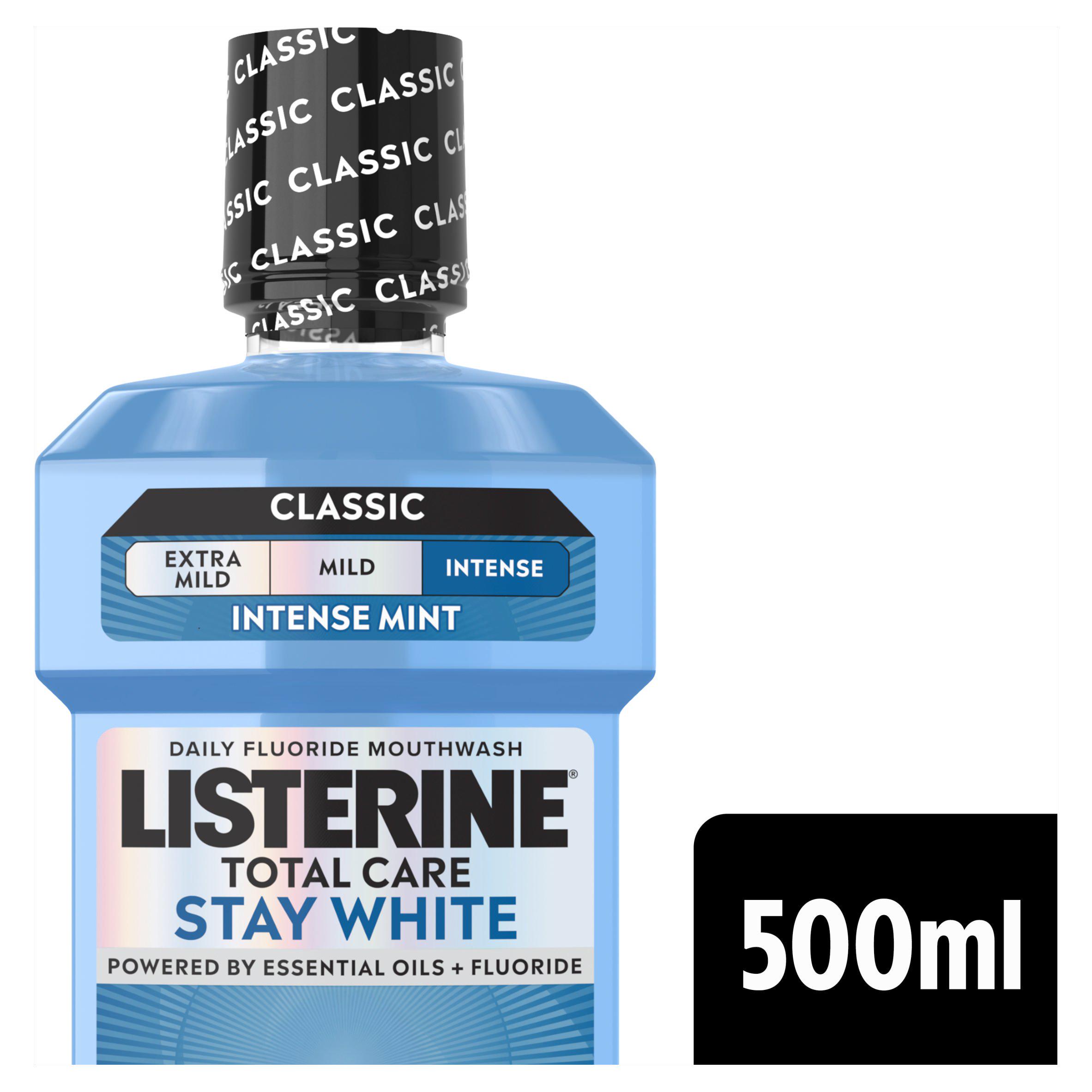 Listerine Total Care Stay White 10-in-1 Benefit Arctic Mint Mouthwash