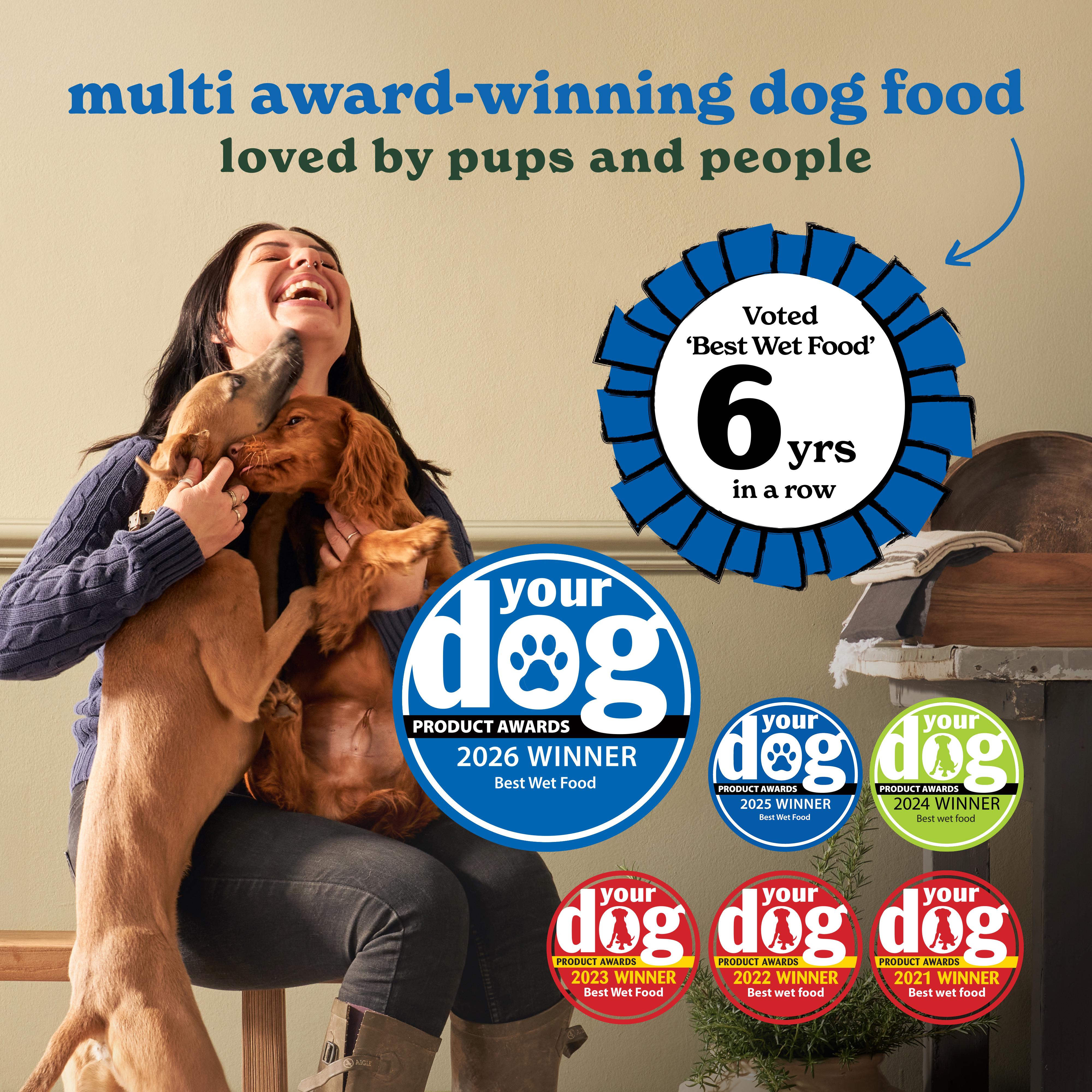 Forthglade Adult Dog Food 1 Year+ Turkey with Sweet Potato & Vegetables Complete Meal 395g thumbnail 3