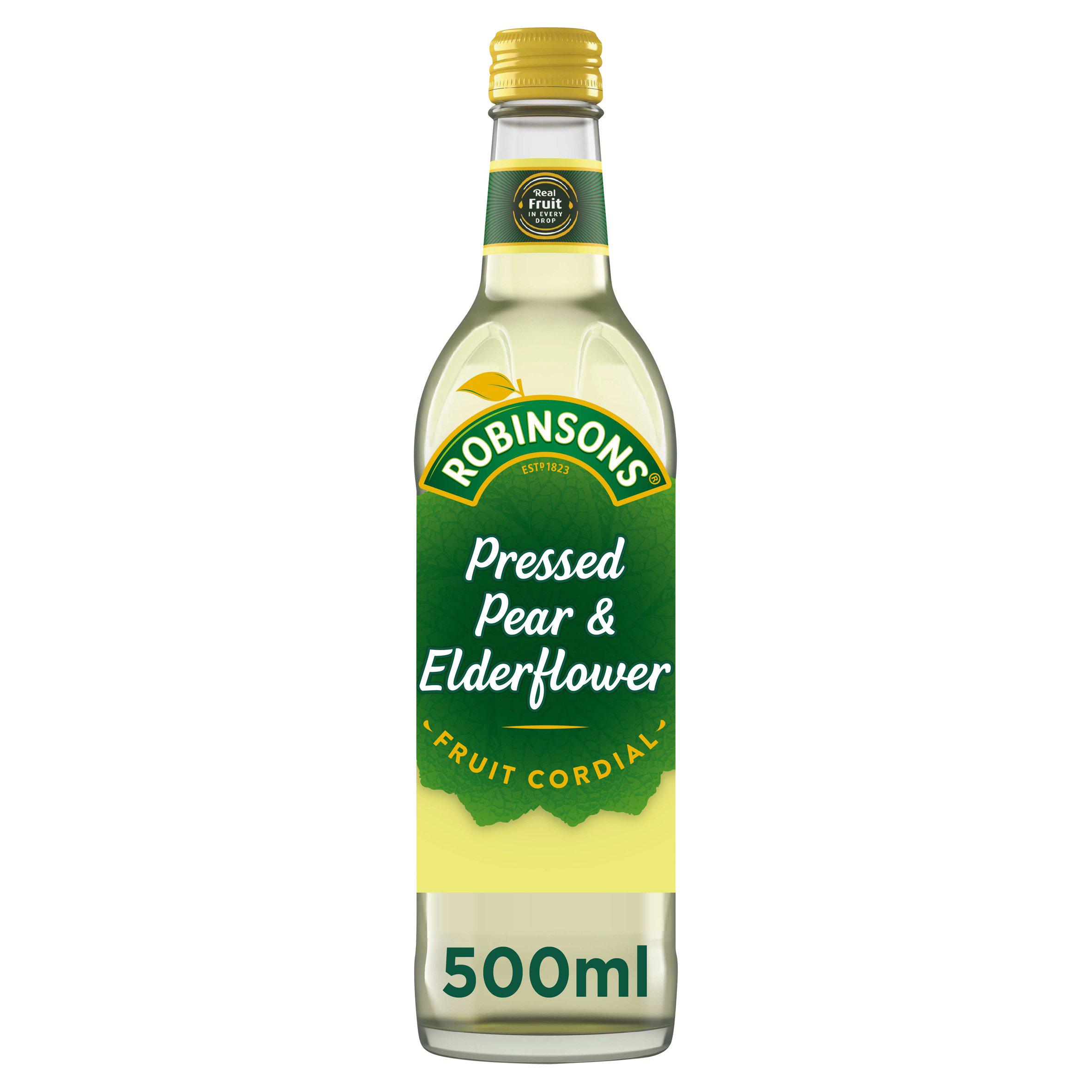 Pressed Pear & Elderflower Fruit Cordial
