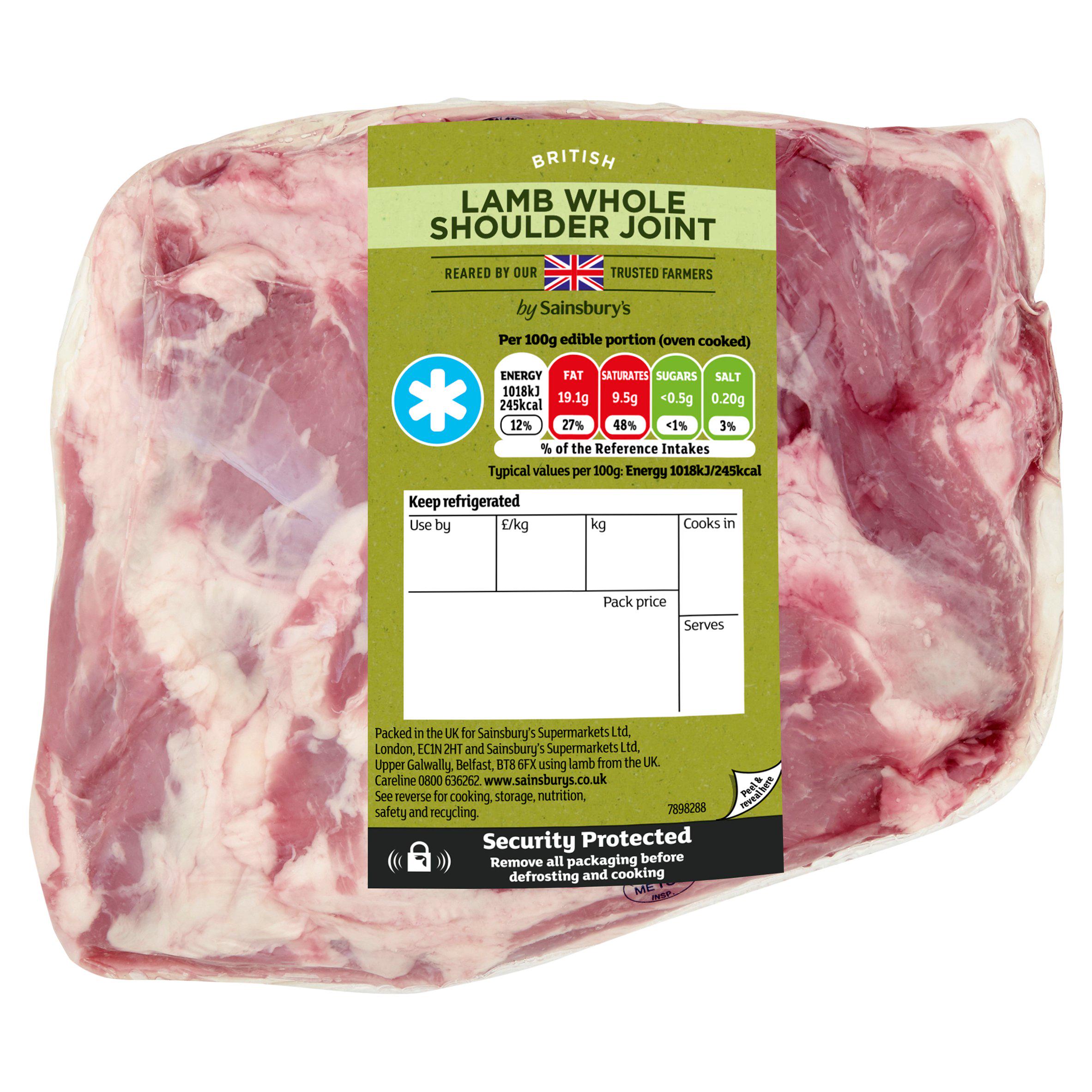 Sainsbury's Lamb Whole Shoulder Joint