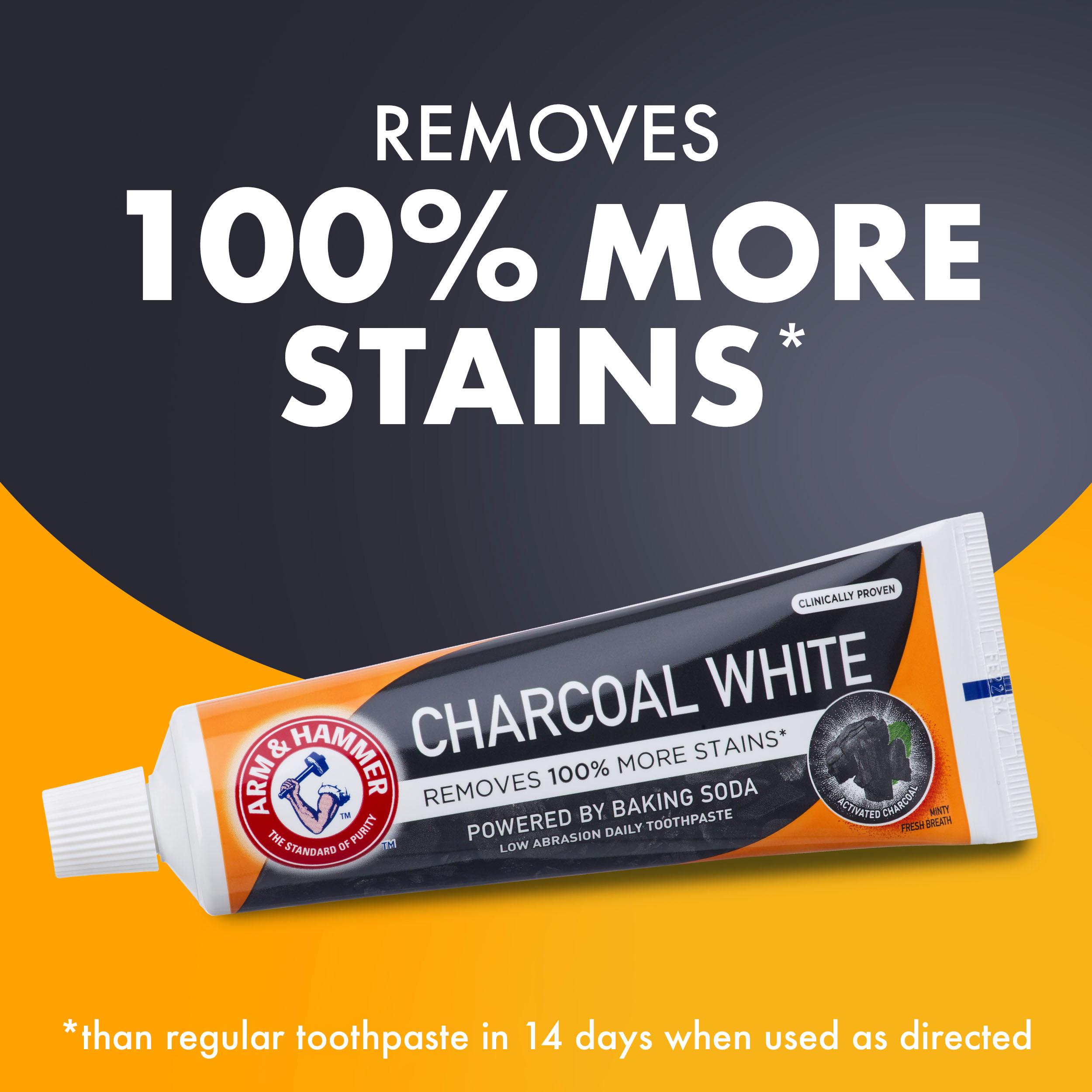 Arm & Hammer Charcoal White Peppermint 75ml thumbnail 2
