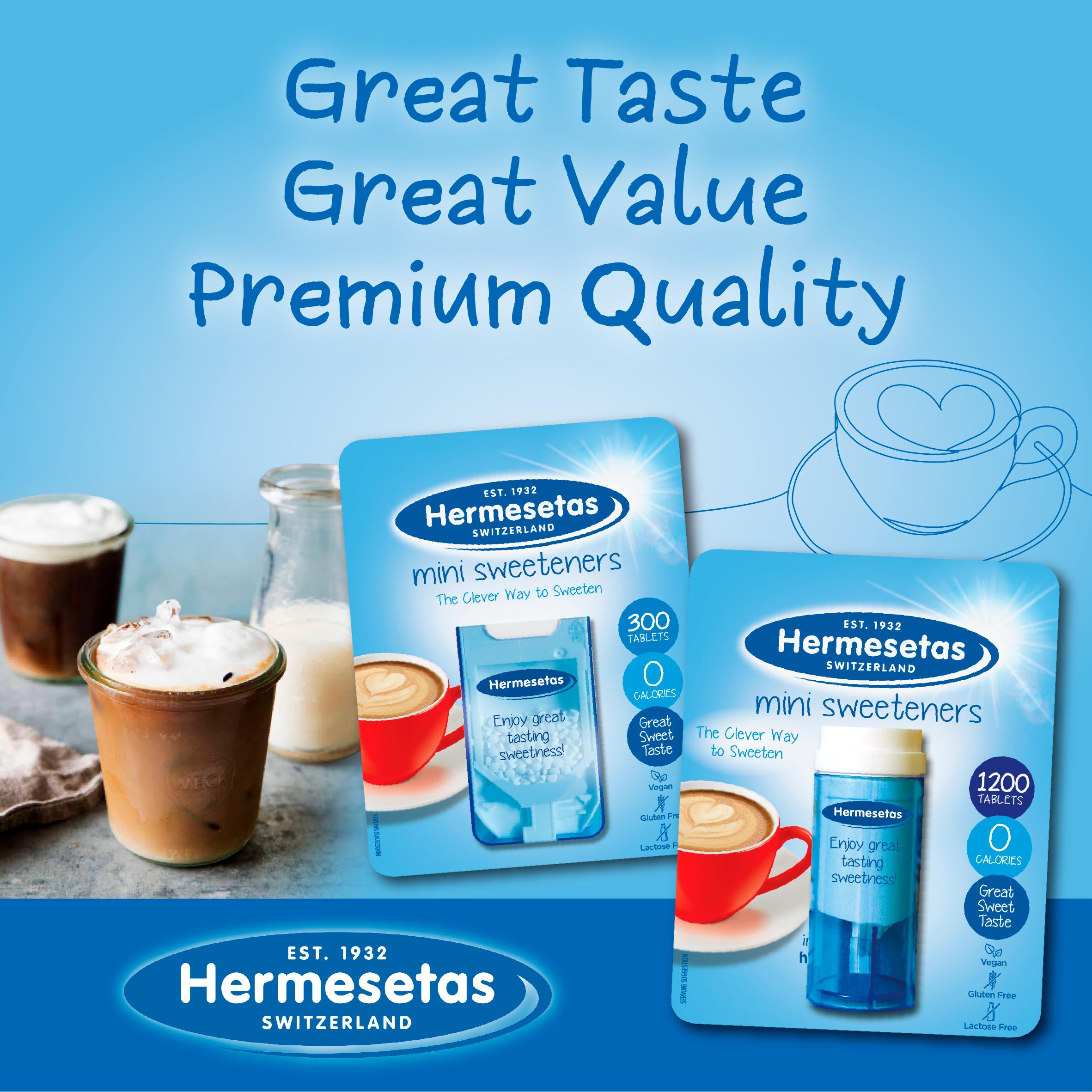 Hermesetas Mini Sweeteners x400 Tablets thumbnail 2