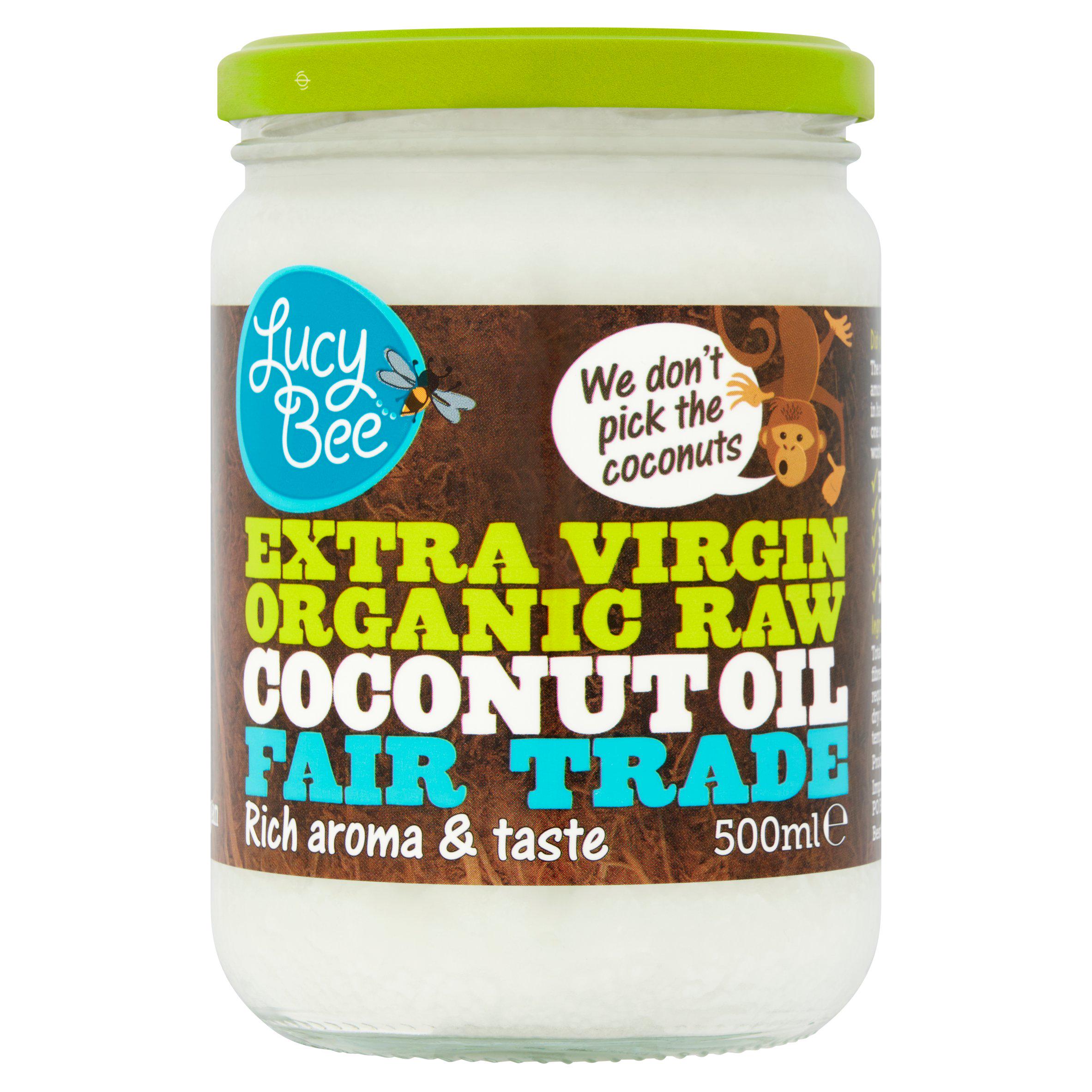 Lucy Bee Fair Trade Extra Virgin Organic Raw Coconut Oil