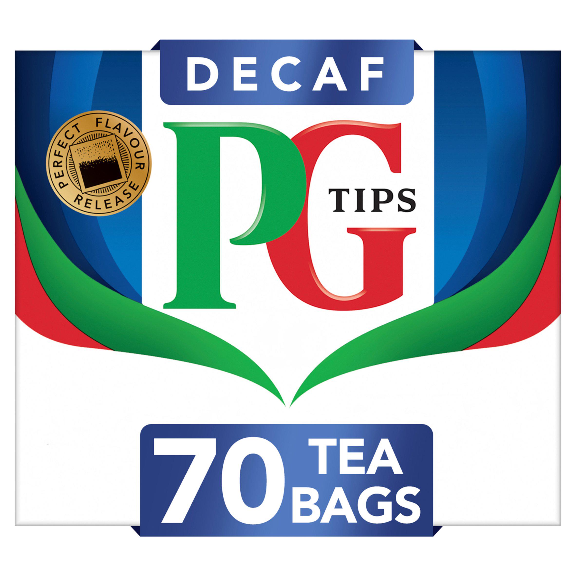 PG Tips Decaf Black Tea x70 Decaffeinated Tea Bags