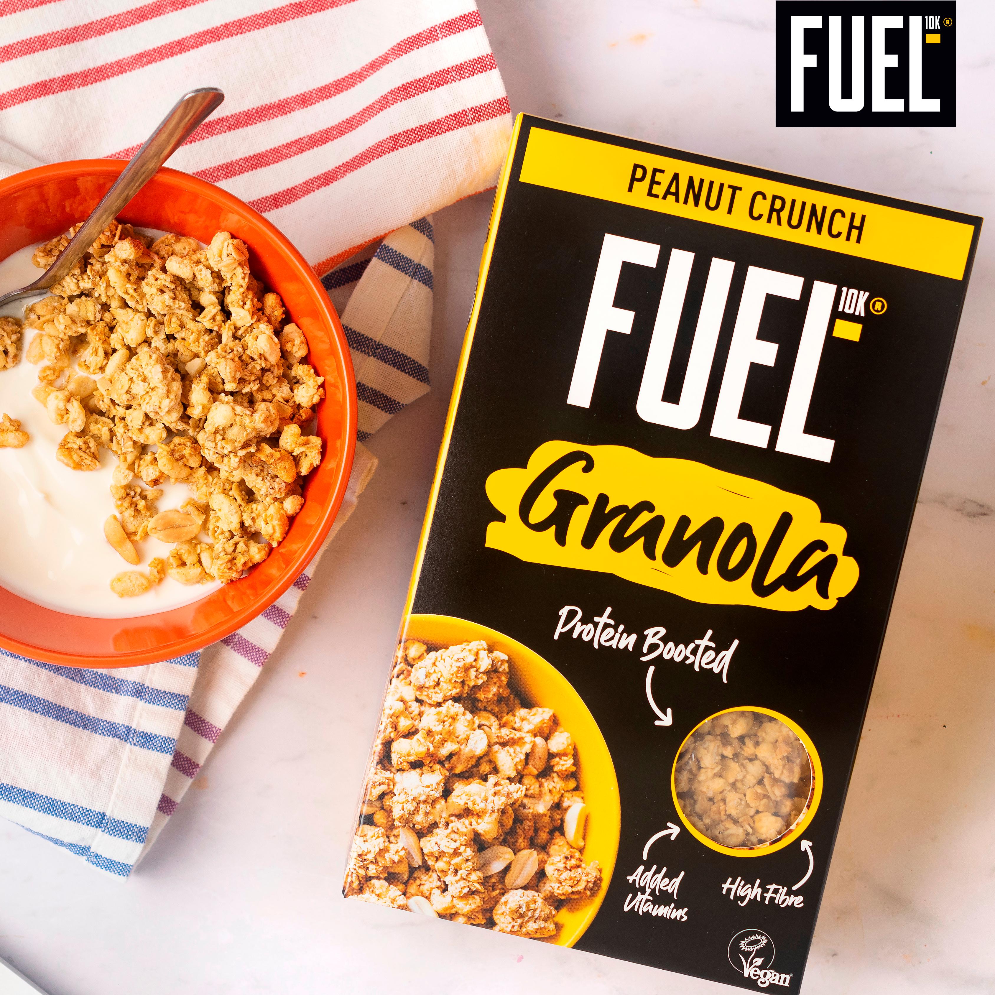 FUEL 10K Peanut Crunch Protein Granola Breakfast Cereal 400g thumbnail 3