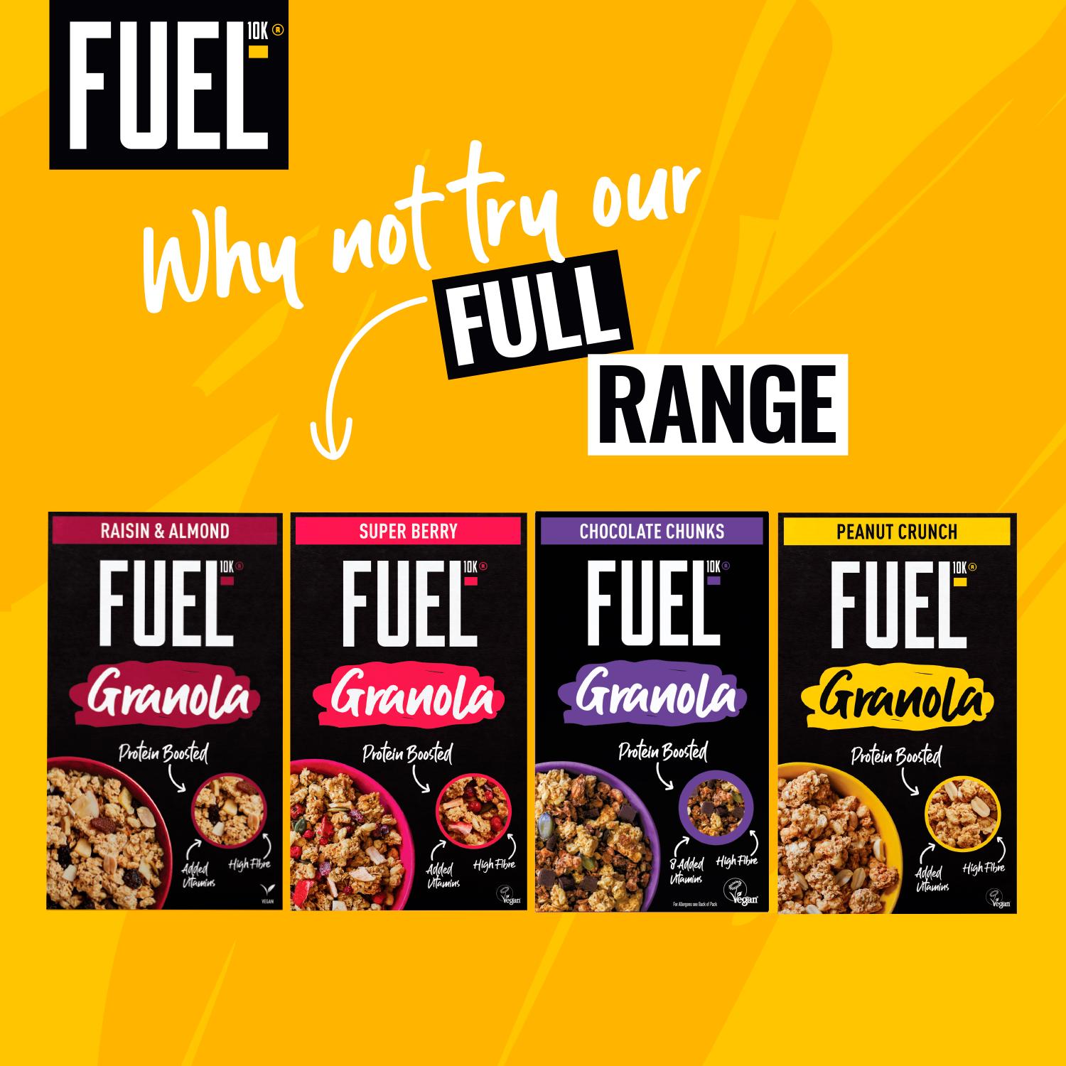FUEL 10K Peanut Crunch Protein Granola Breakfast Cereal 400g thumbnail 4