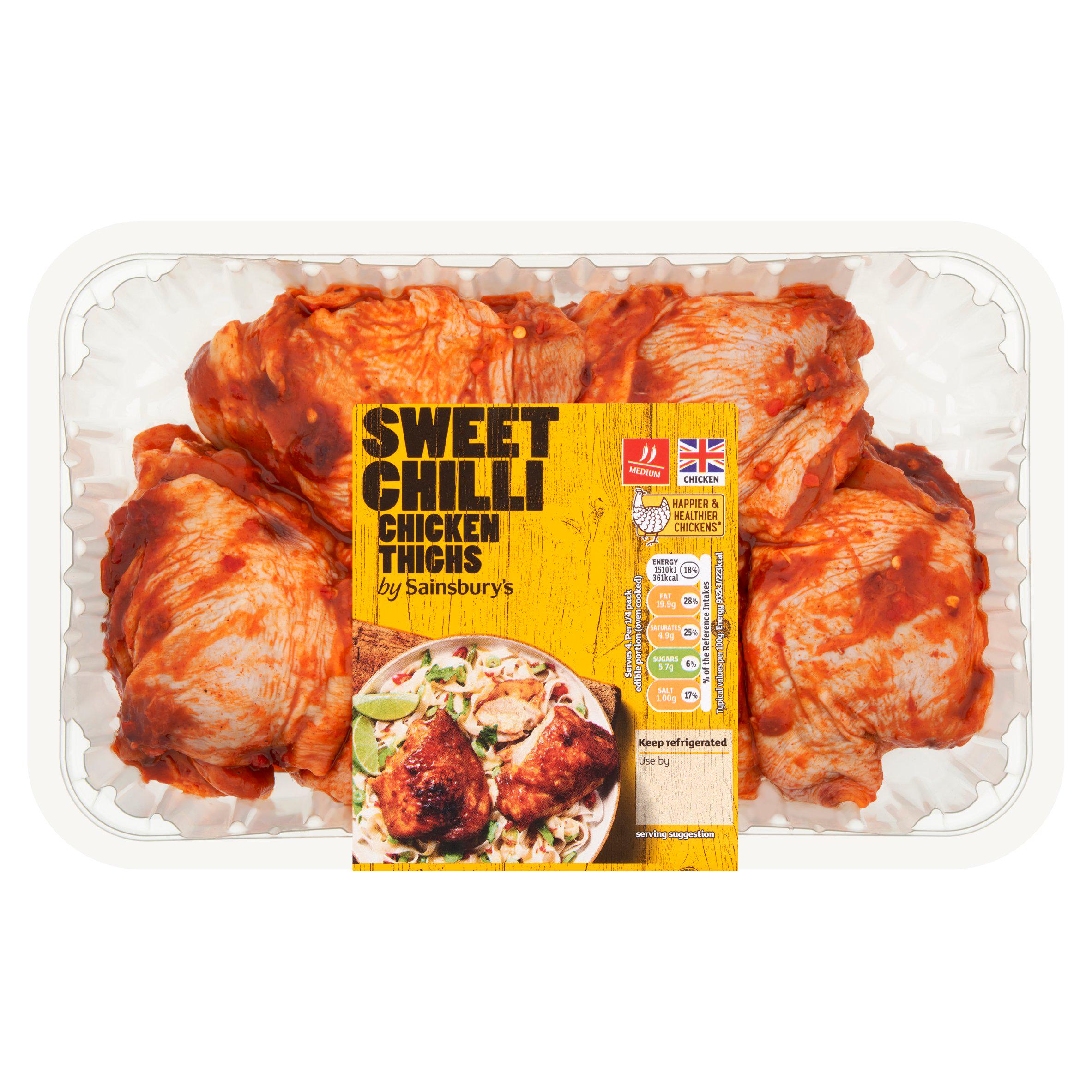 Sainsbury's Sweet Chilli Chicken Thighs 900g