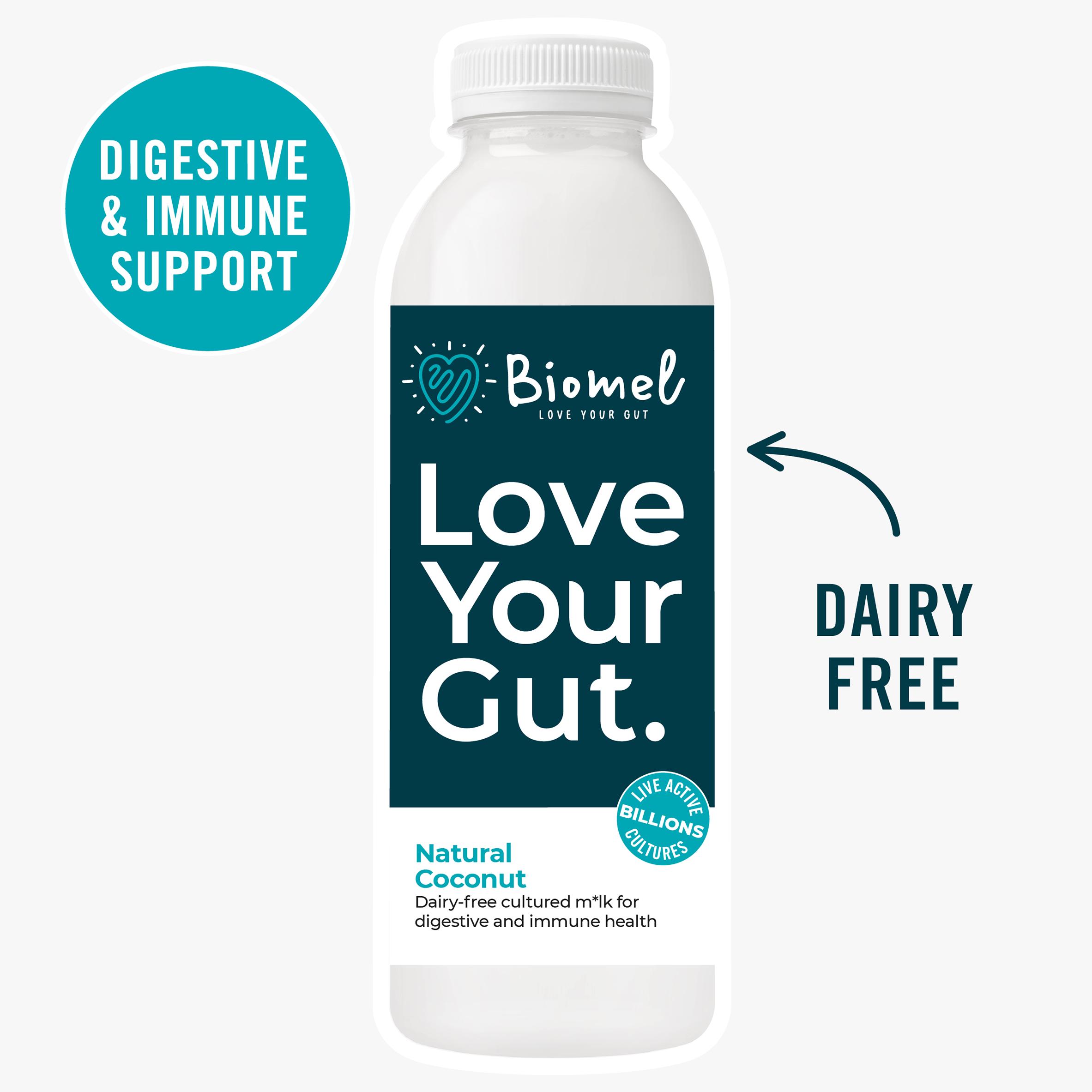 Biomel Natural Dairy Free Coconut Probiotic Drink 510ml thumbnail 2