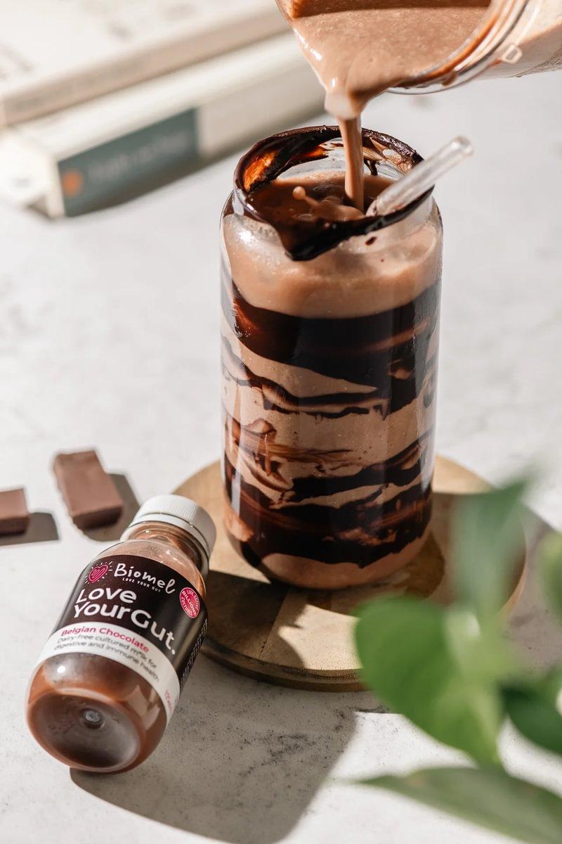 Biomel Dark Chocolate Dairy Free Coconut Probiotic Drink 125ml thumbnail 2