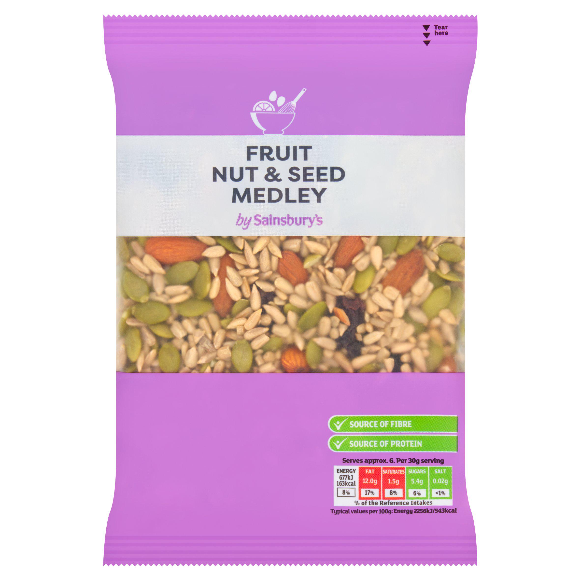 Sainsbury's Fruit, Nut & Seed Medley 200g