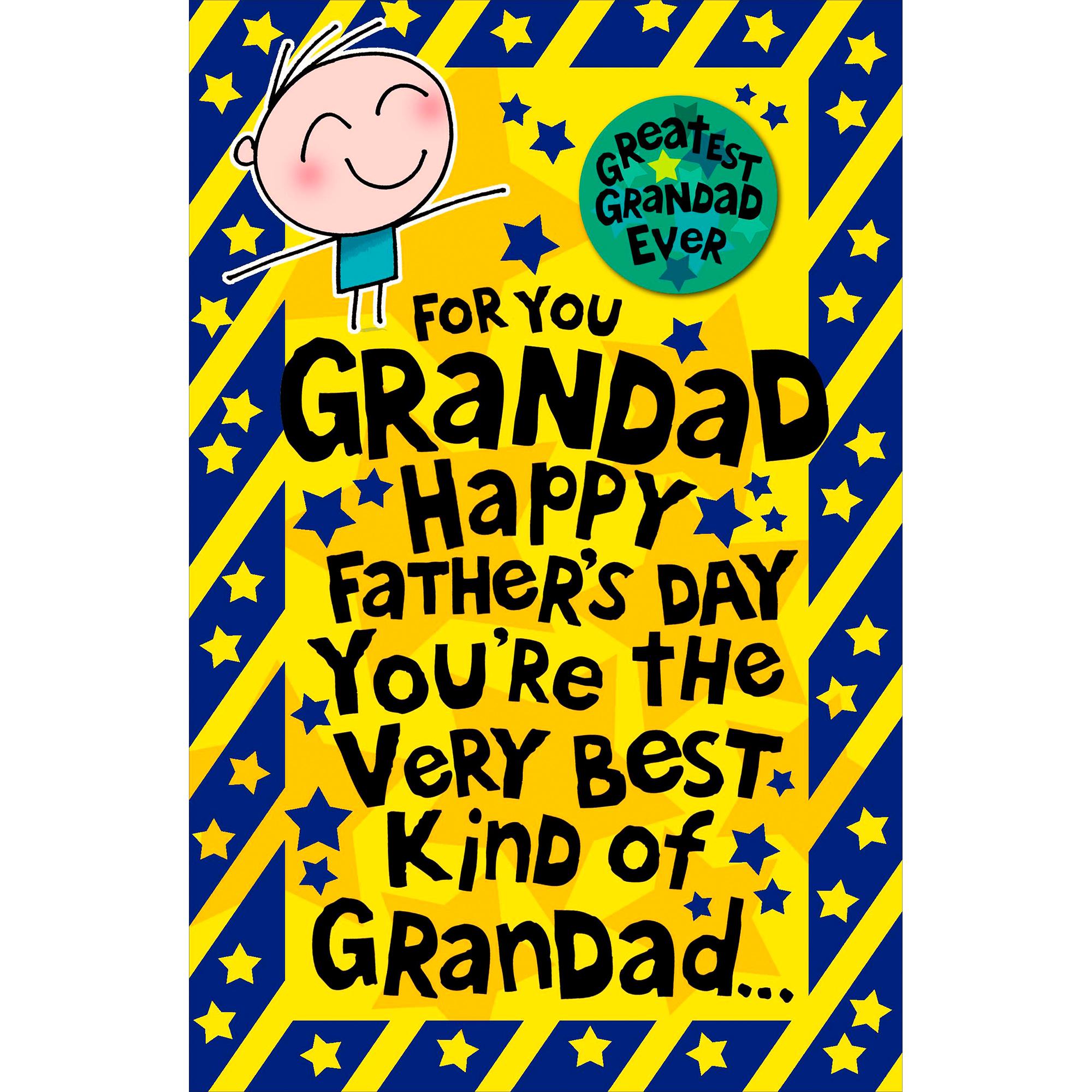 Sainsbury's Very Best Grandad Father's Day Card