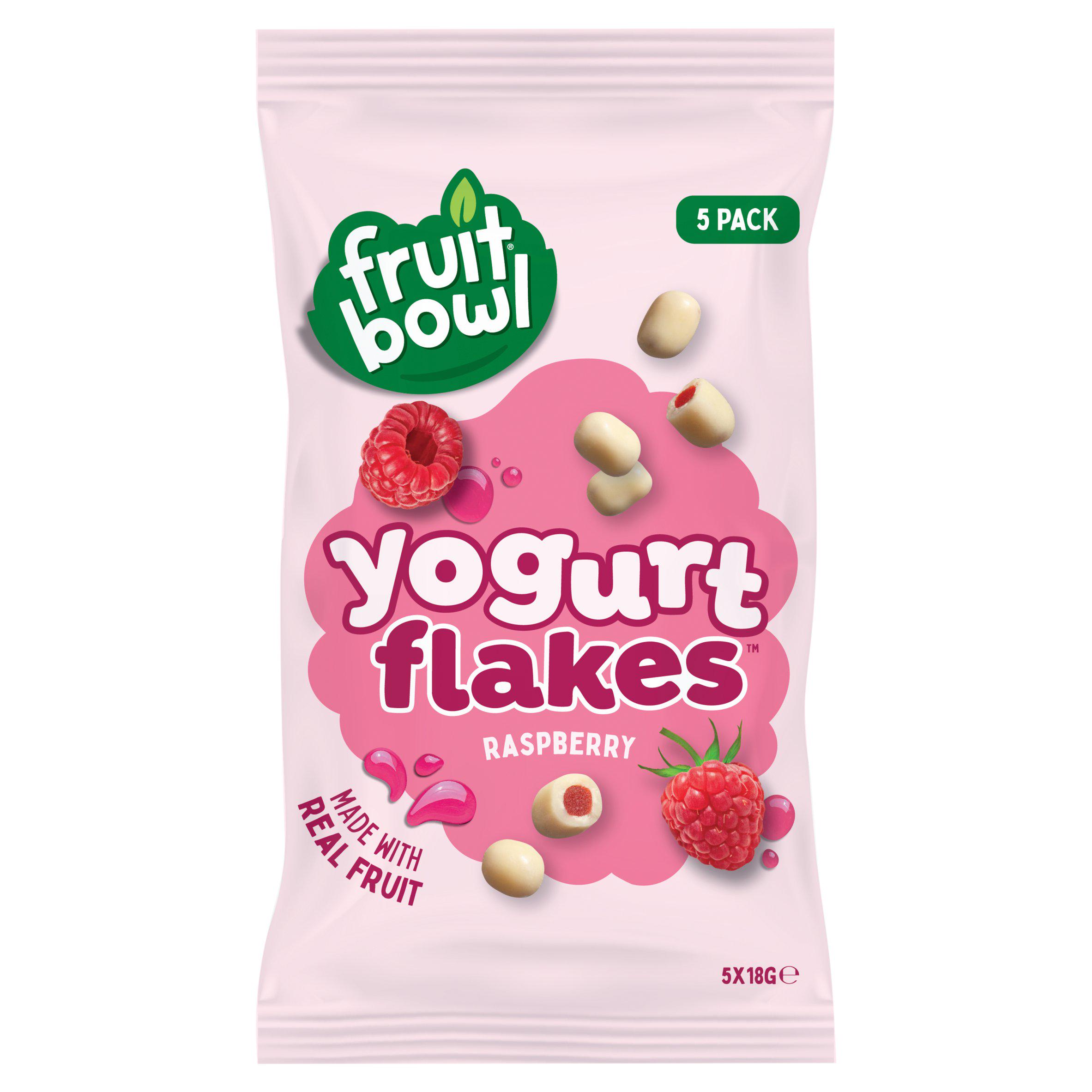 Fruit Bowl 90g Coated Raspberry Yoghurt