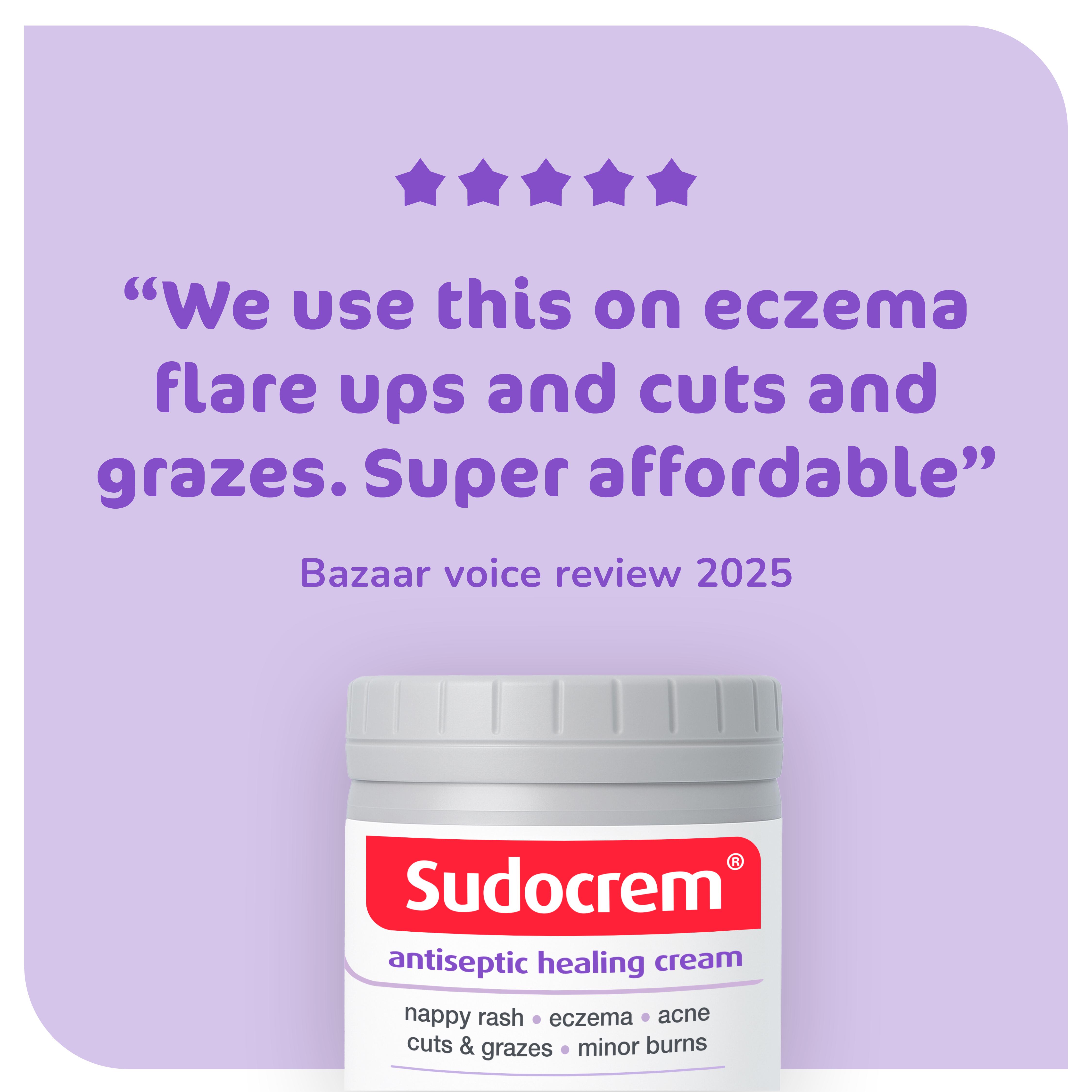 Sudocrem Antiseptic Cream Nappy Rash, Acne Spots, Eczema & First Aid 175g thumbnail 5