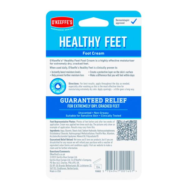 O'Keeffe's for Healthy Feet Foot Cream 91g thumbnail 2