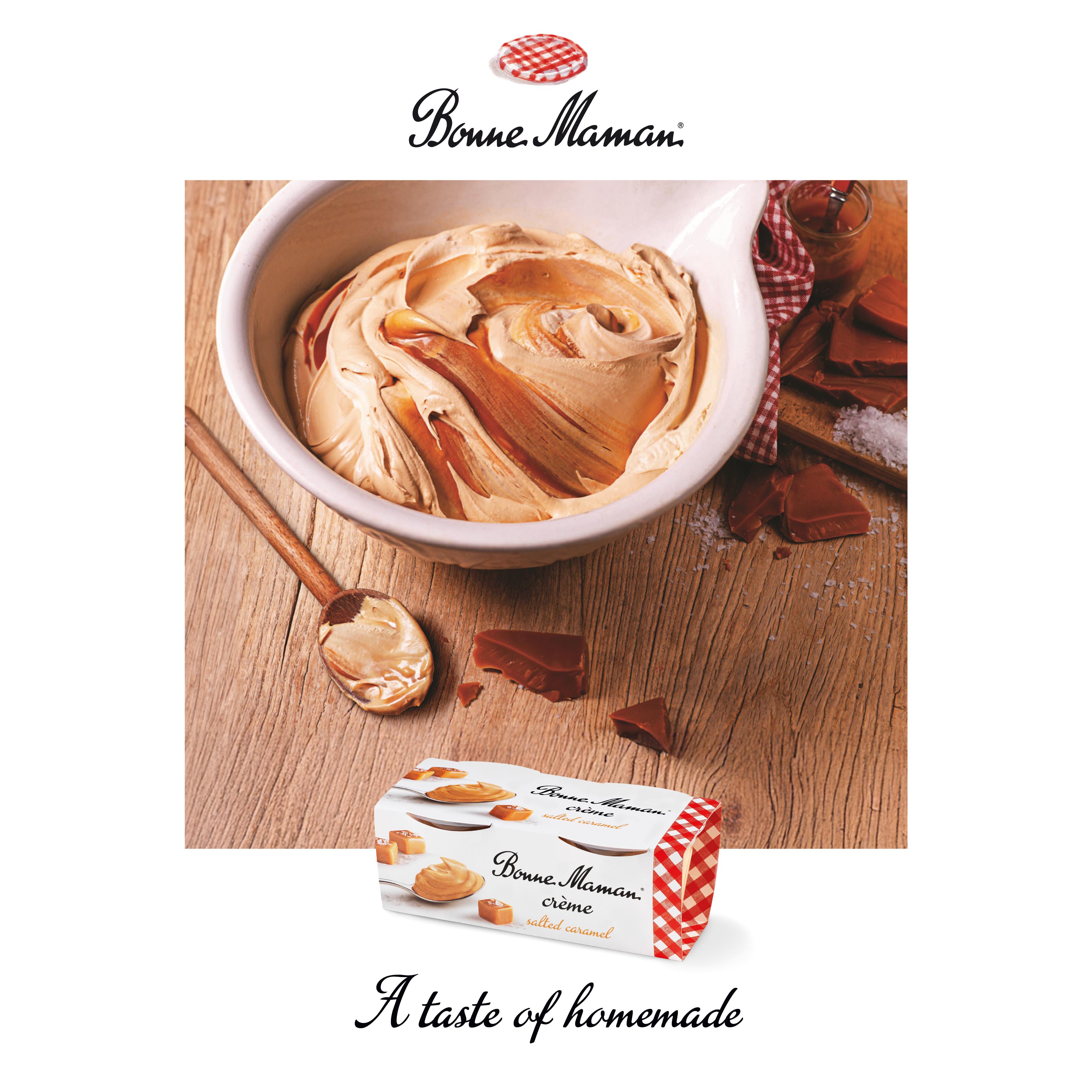 Bonne Maman Salted Caramel Creme Dessert 2x90g thumbnail 2