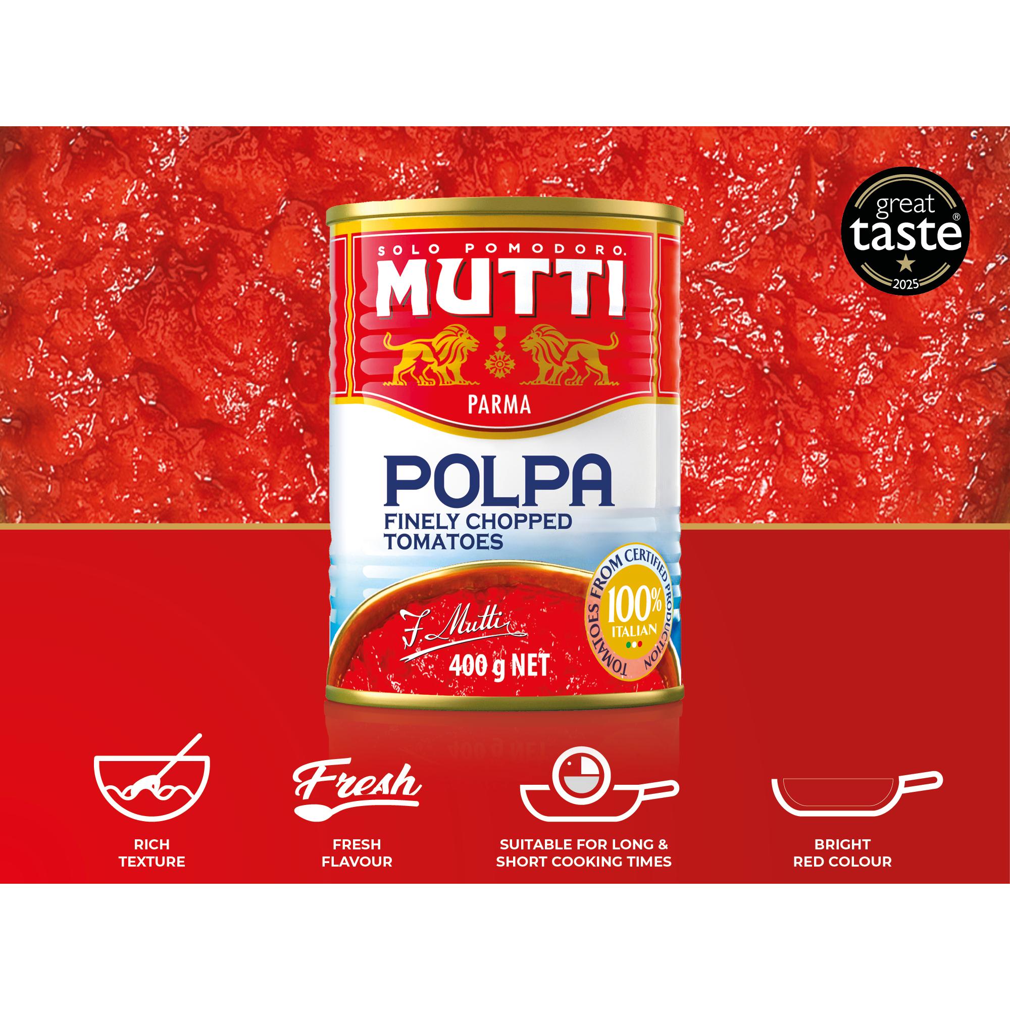 Mutti Finely Chopped Tomatoes 4 x 400g thumbnail 2
