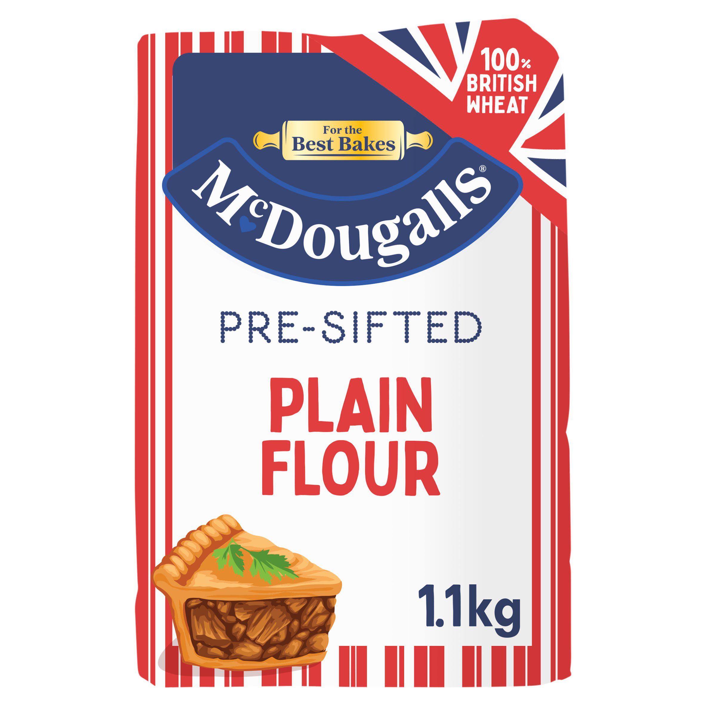 McDougalls 1.1kg Pre-Sifted Plain Flour