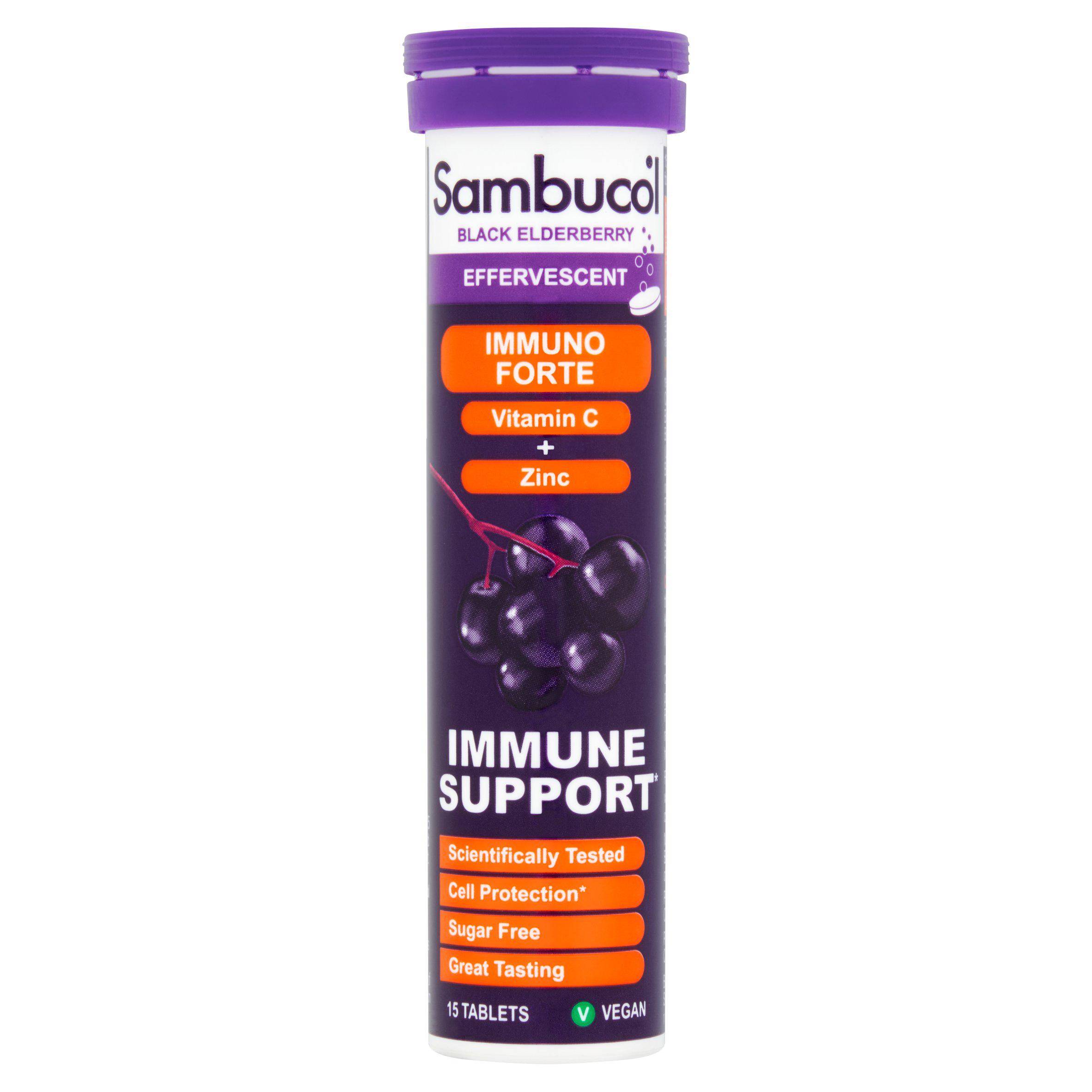 Sambucol Vitamin C & Zinc Effervescent Tablets
