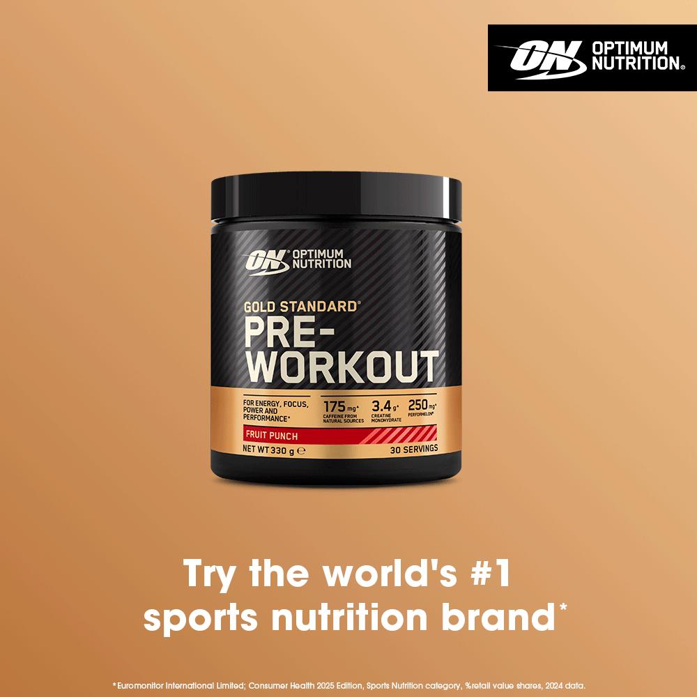 Optimum Nutrition Gold Standard Pre Workout Powder Fruit Punch Flavour 30 servings 330g thumbnail 3