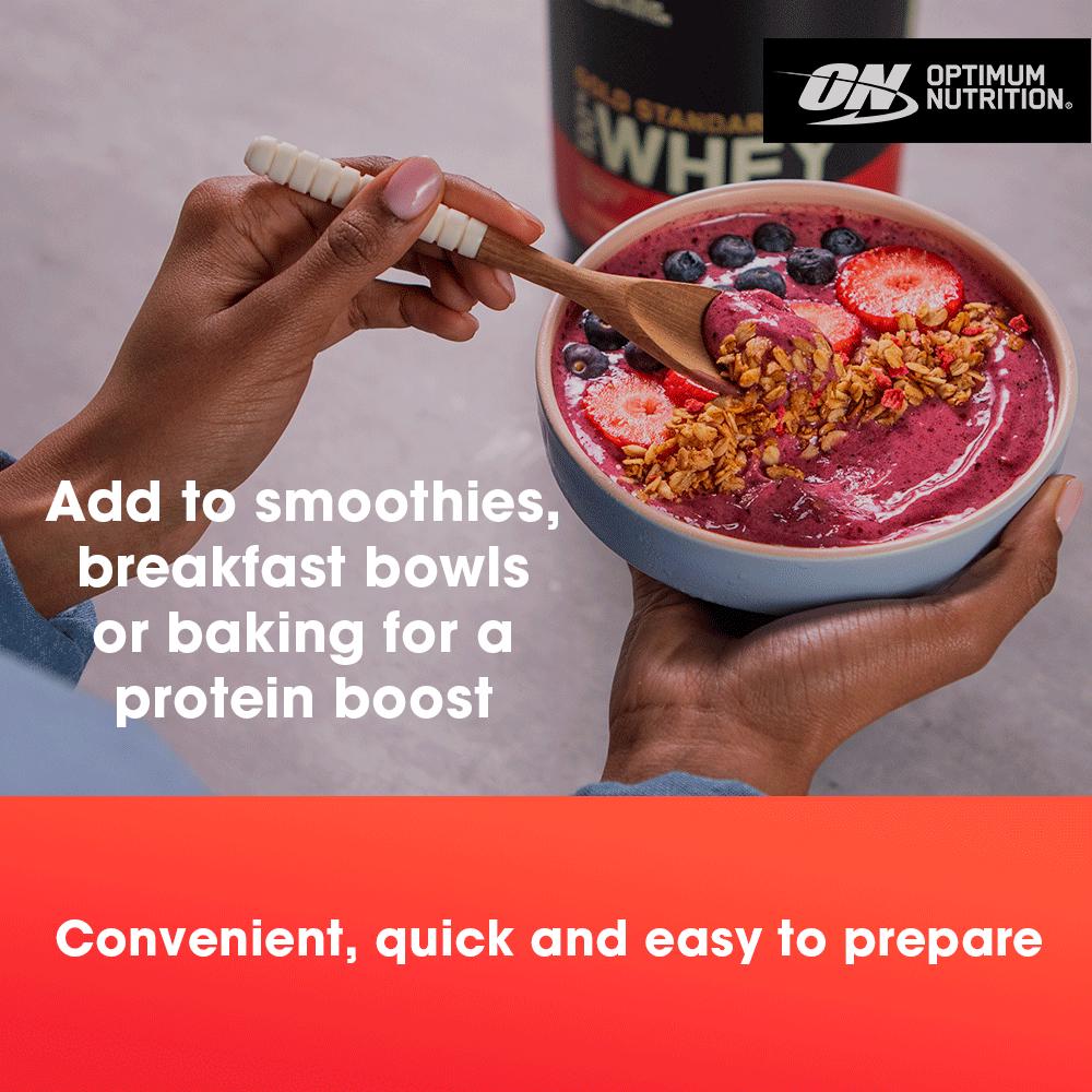 Optimum Nutrition Gold Standard Whey Protein Powder Double Rich Chocolate Flavour 15 Servings 450g thumbnail 6
