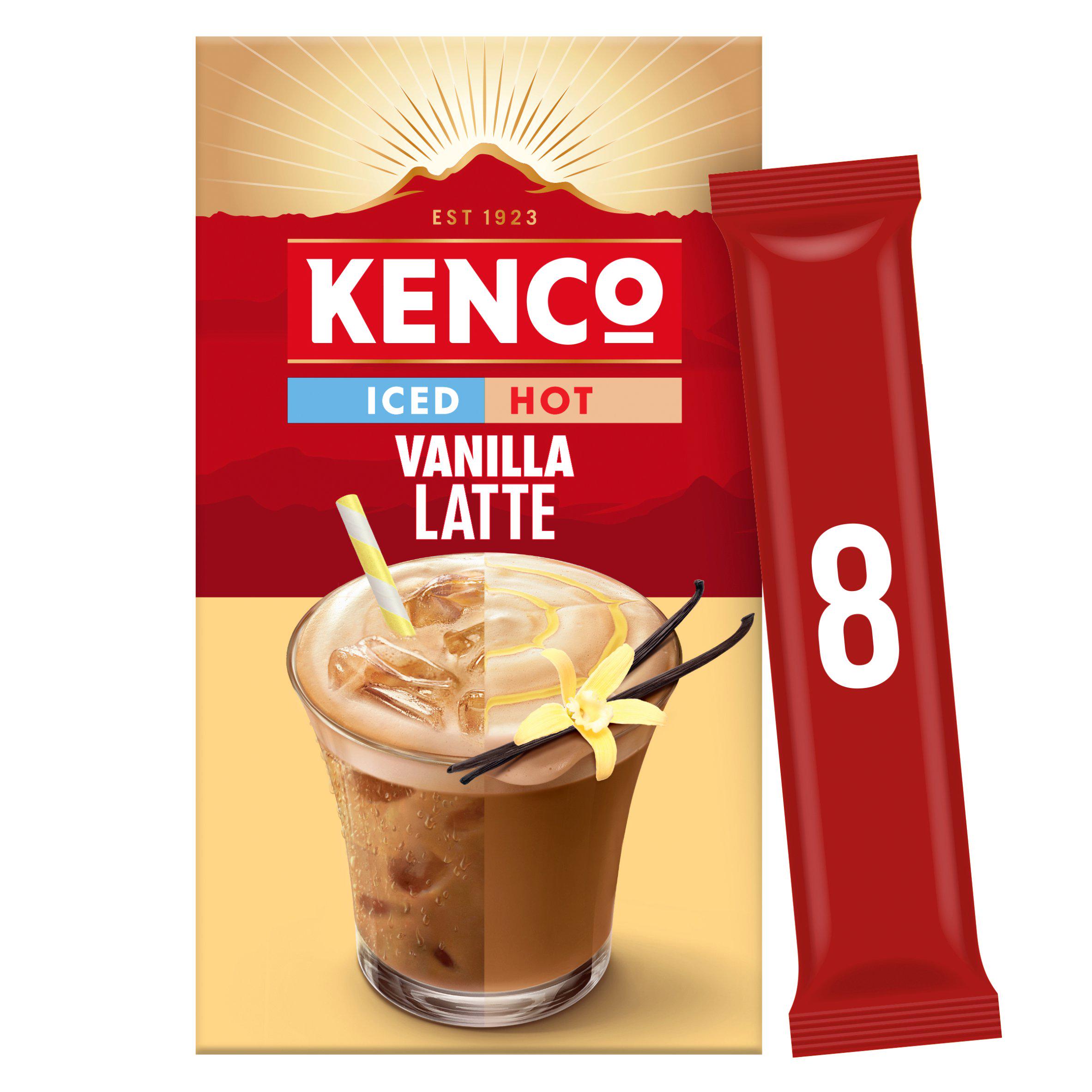 Iced Latte Vanilla Instant Coffee 8 Sachets