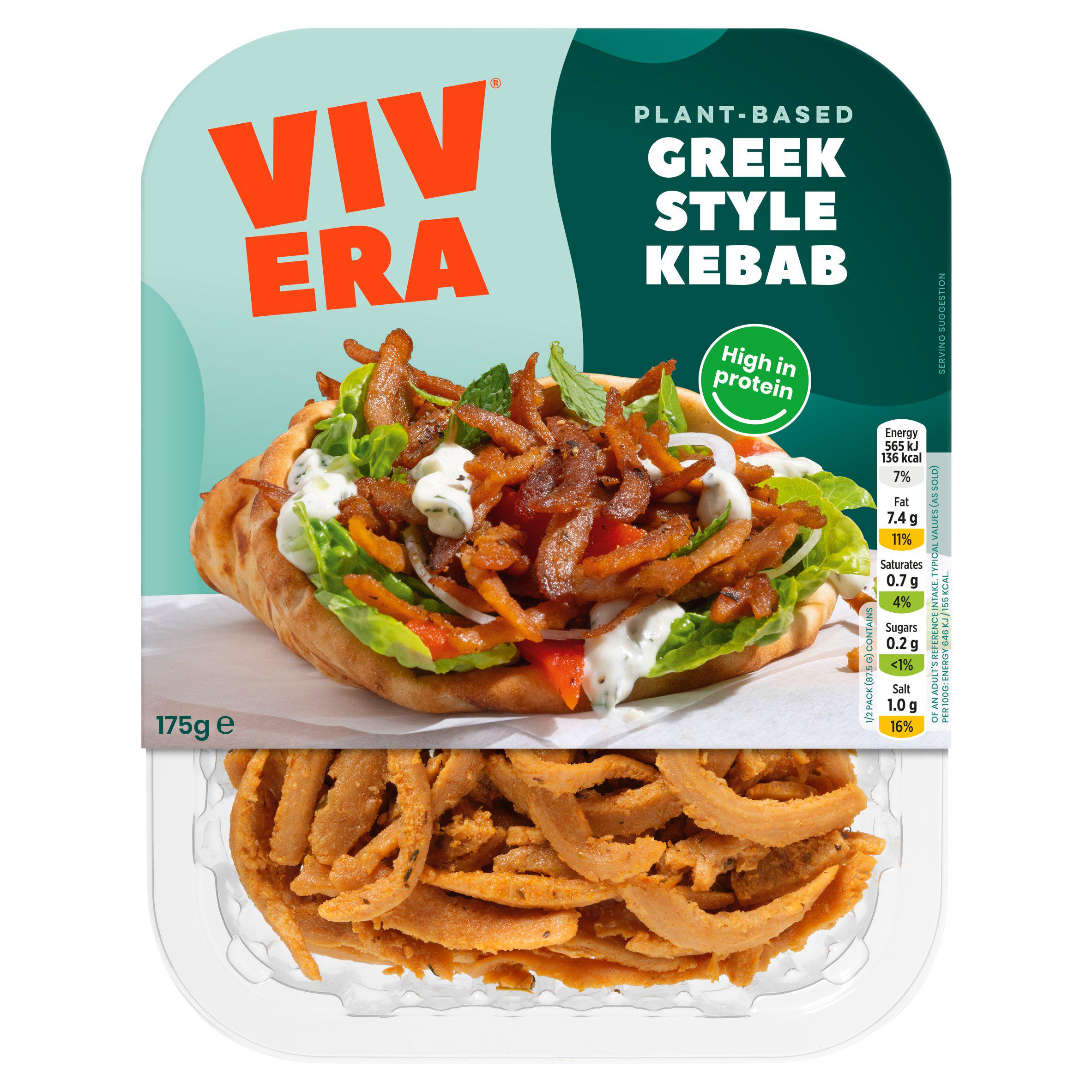 Vivera Veggie Greek Kebab 175G
