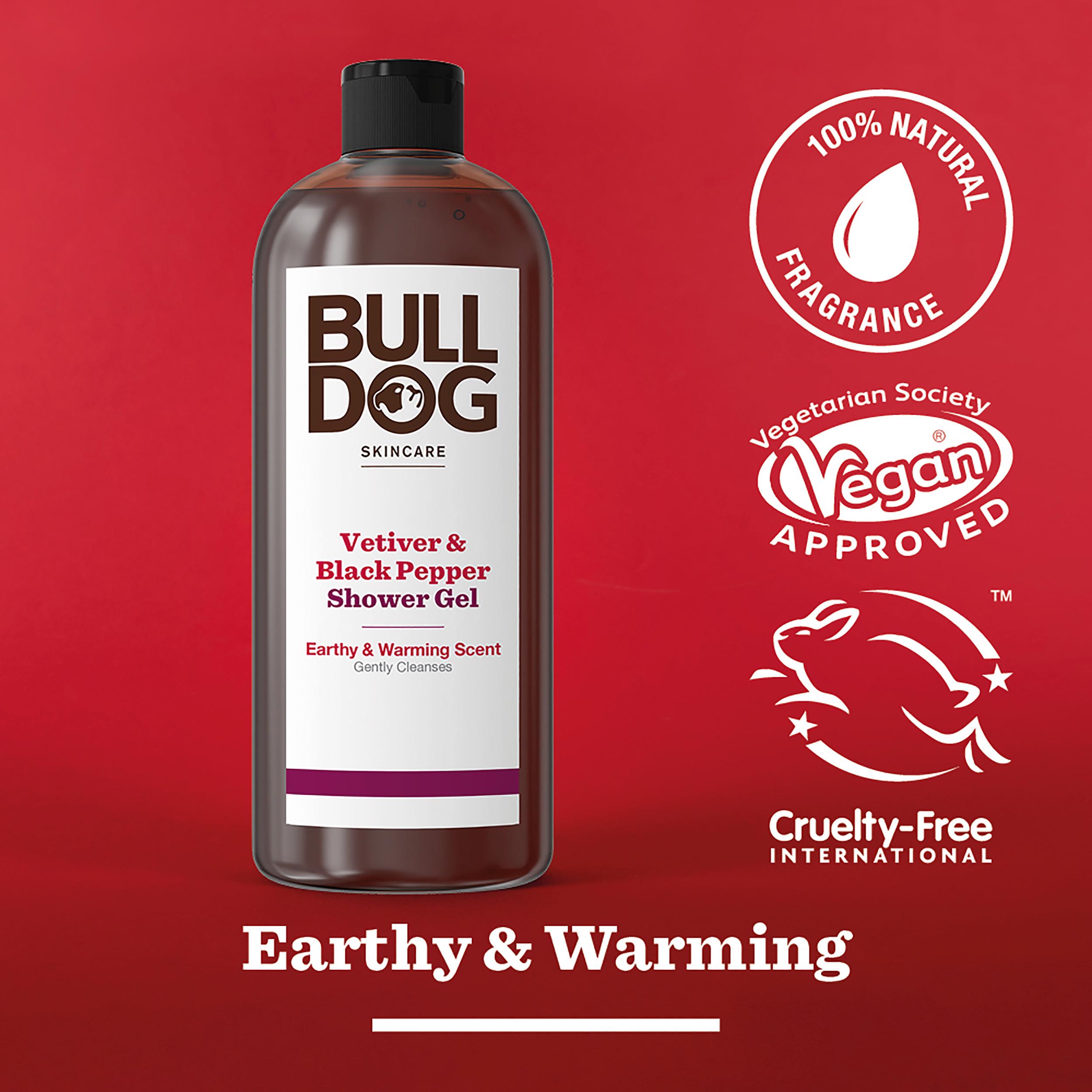Bulldog Skincare Vetiver & Black Pepper Shower Gel 500ml thumbnail 2