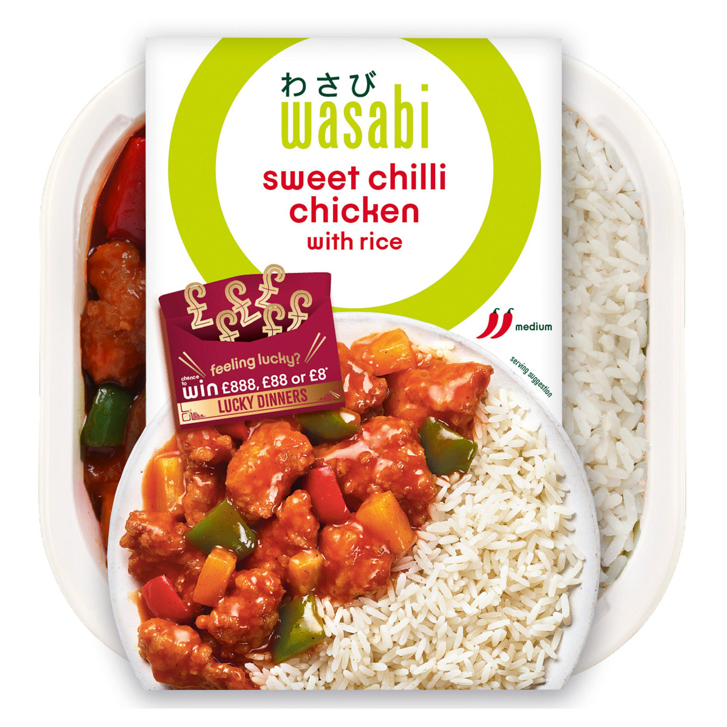Wasabi Sweet Chilli Chicken With Rice 450G