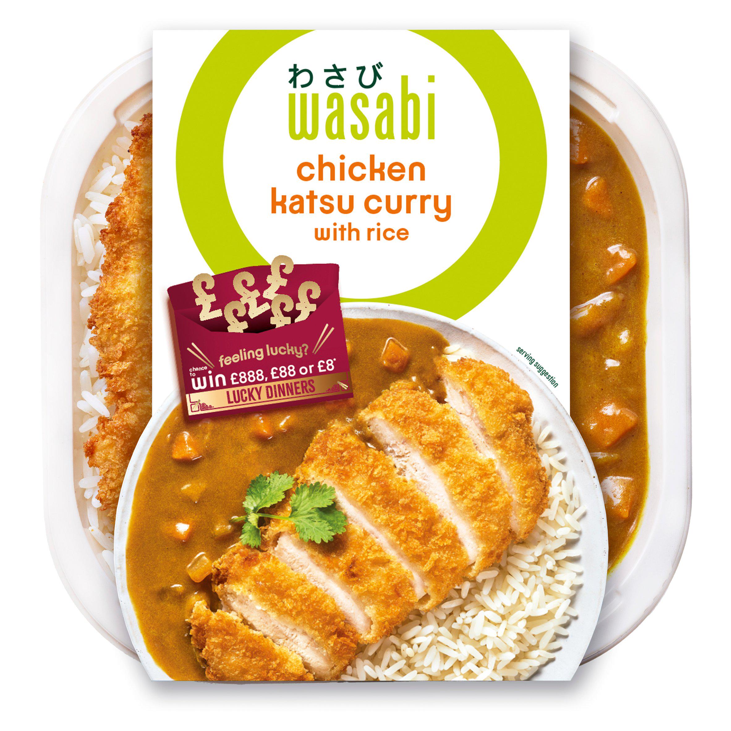 Wasabi Chicken Katsu Curry With Rice 450G
