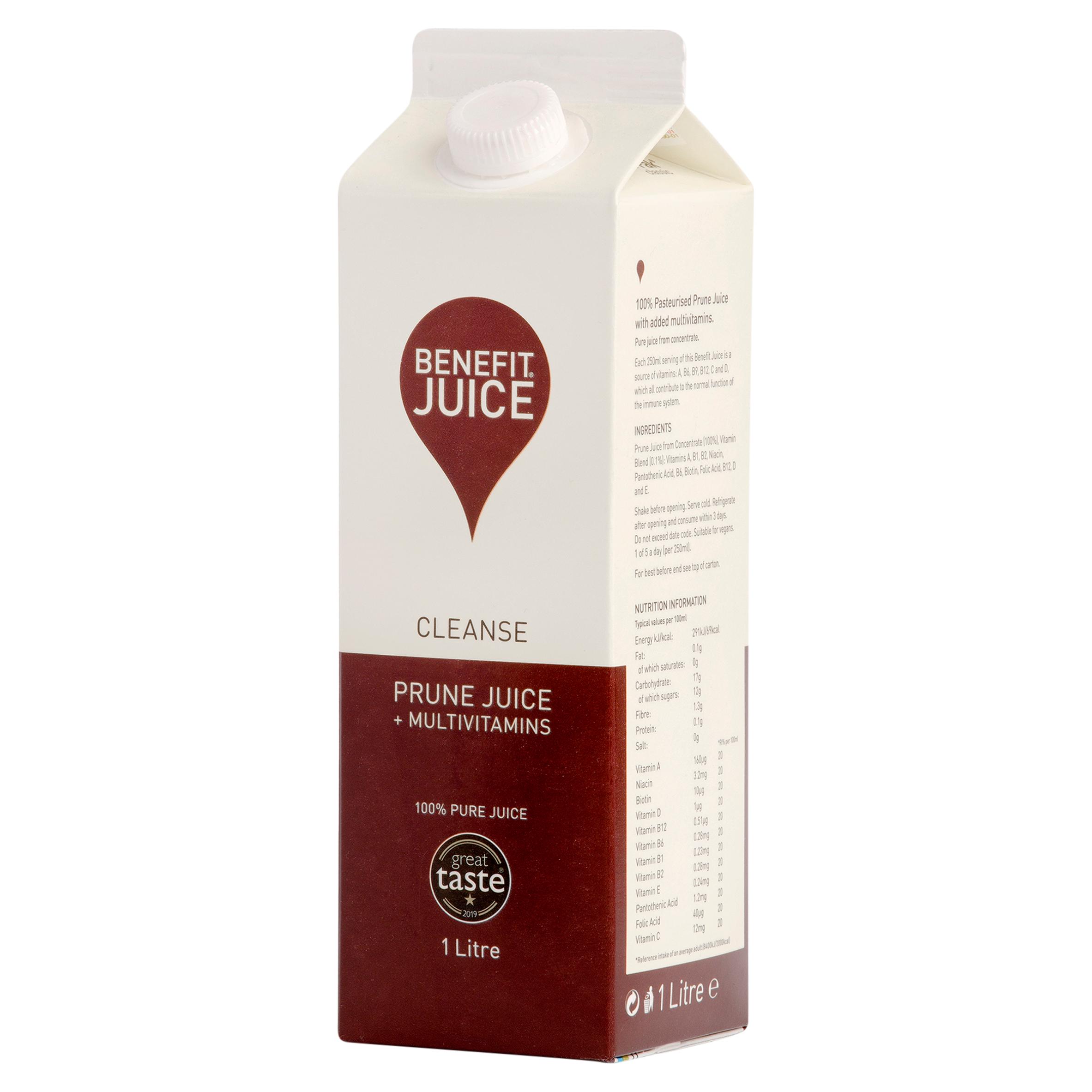 Benefit Drinks Cleanse Prune Juice + Vitamin A, C & E 1 Litre thumbnail 2