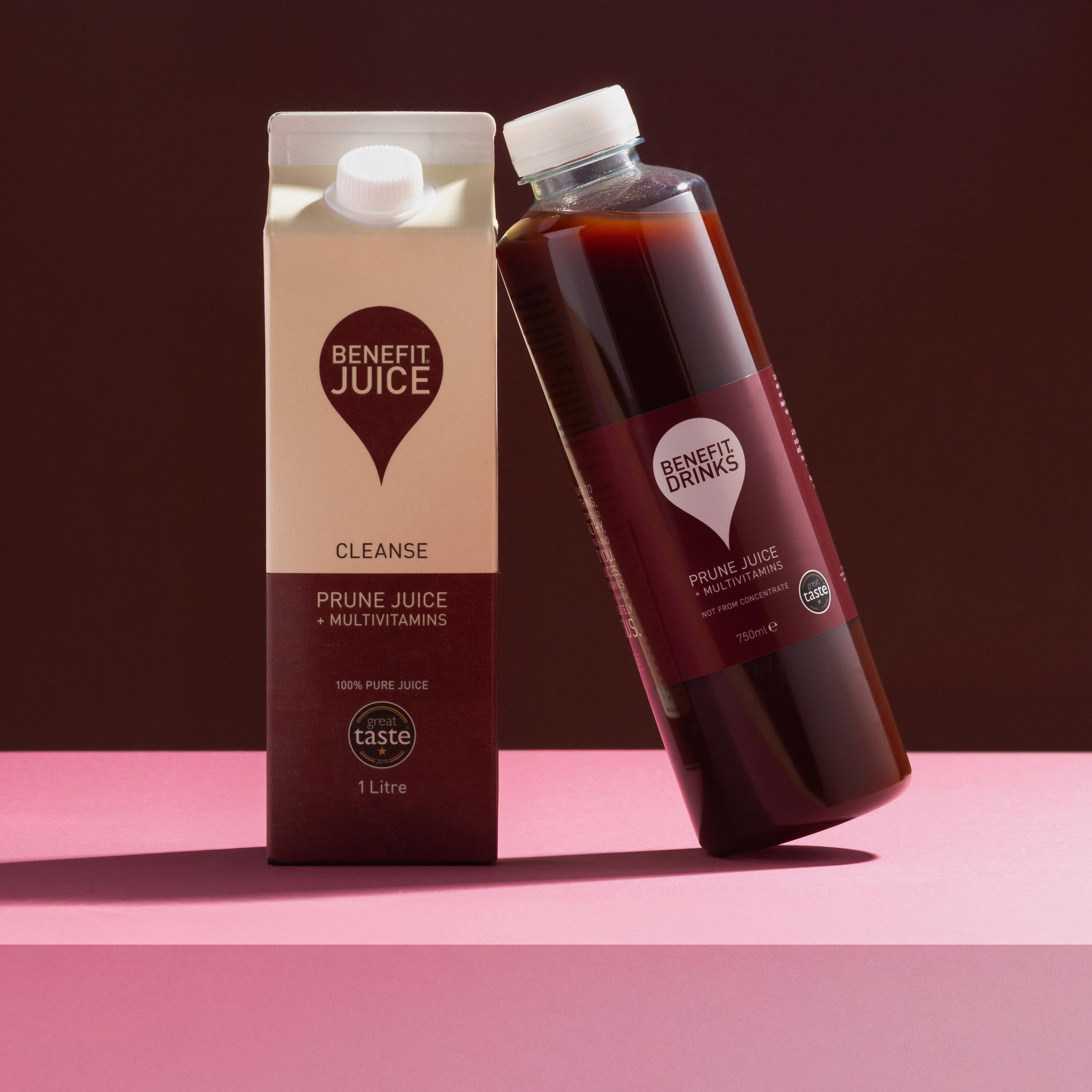 Benefit Drinks Cleanse Prune Juice + Vitamin A, C & E 1 Litre thumbnail 3