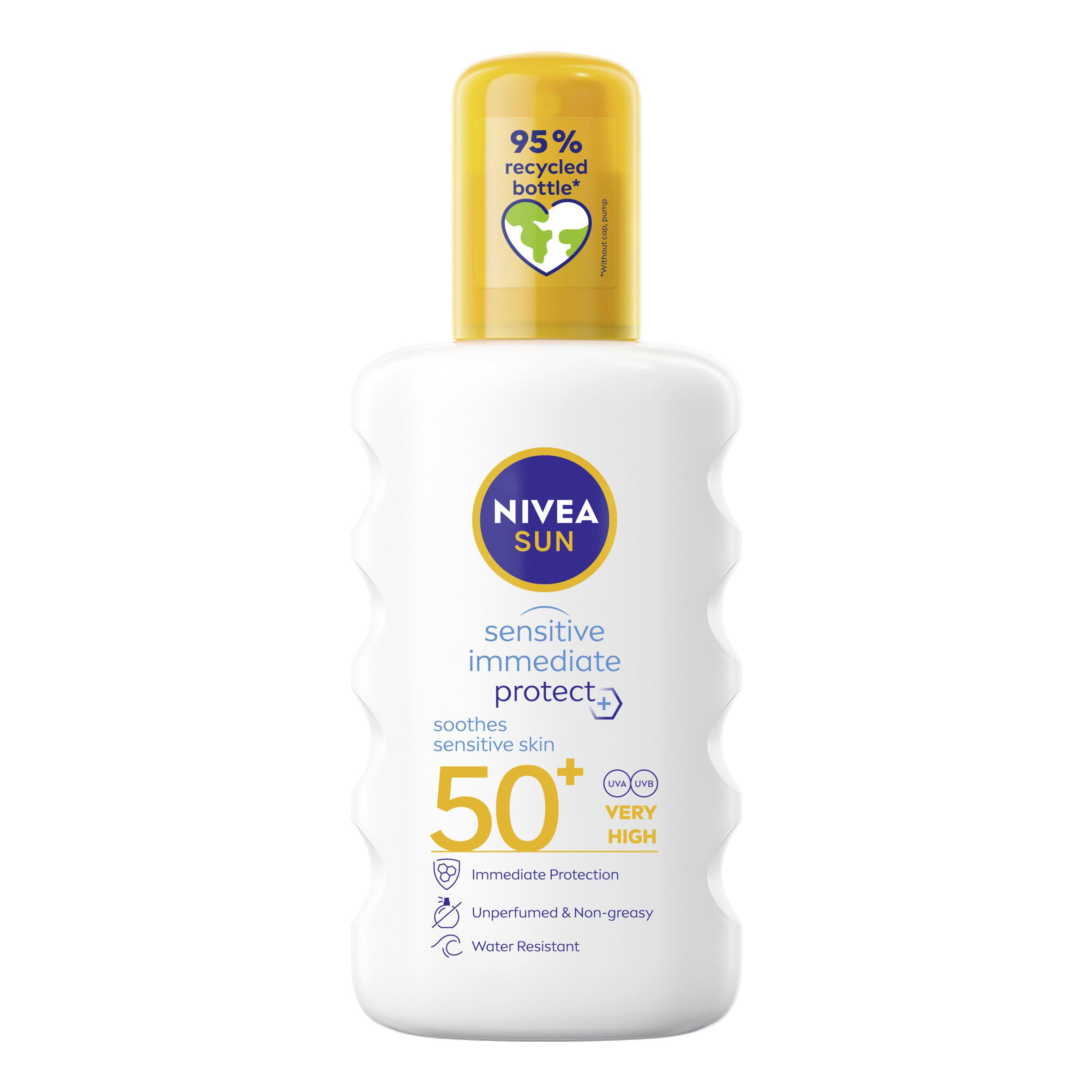 Nivea Sun Spray Sensitive Soothing Spray Spf50+ 200Ml
