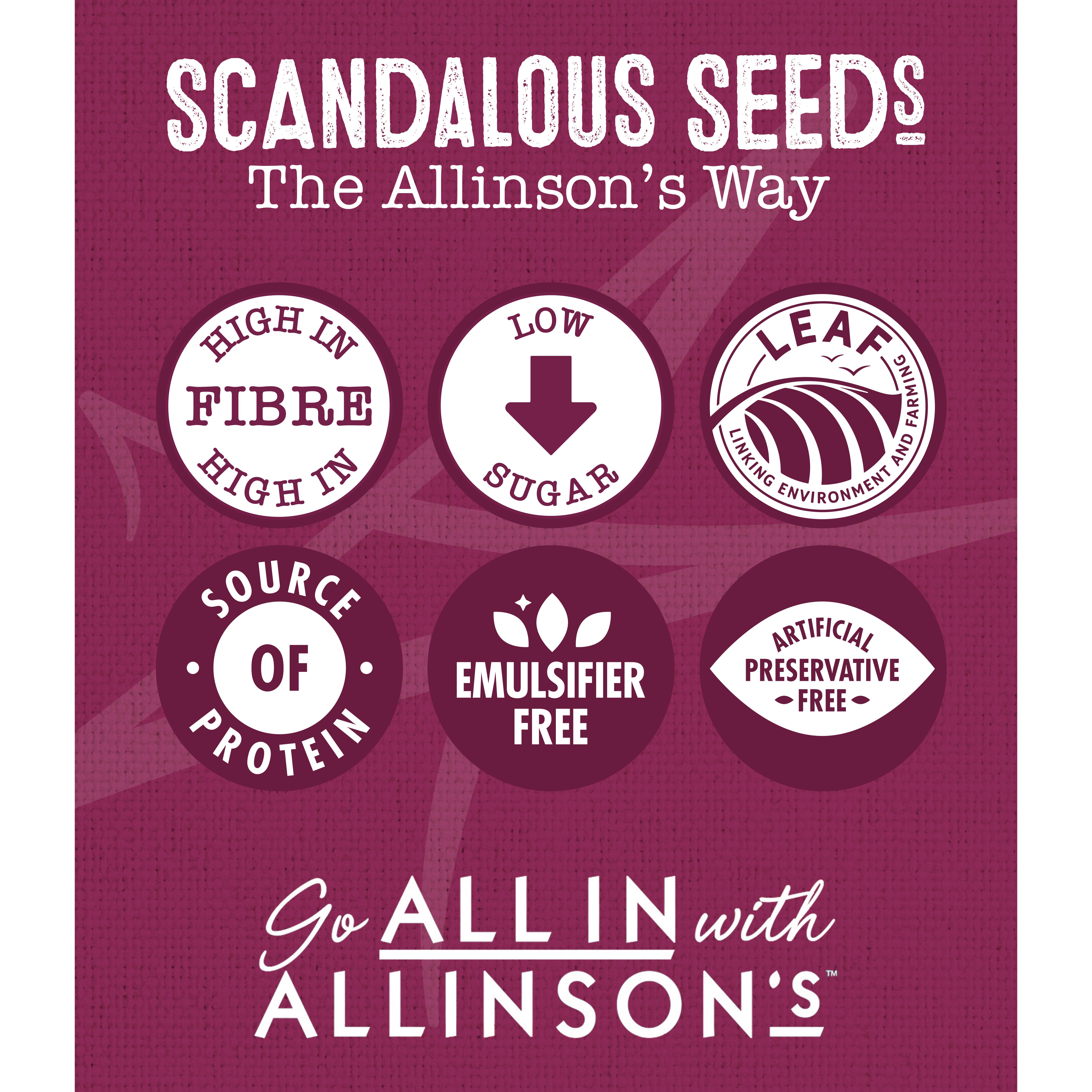 Allinson's Batch Baked Scandalous Seeds Wholemeal Bread 650g thumbnail 2