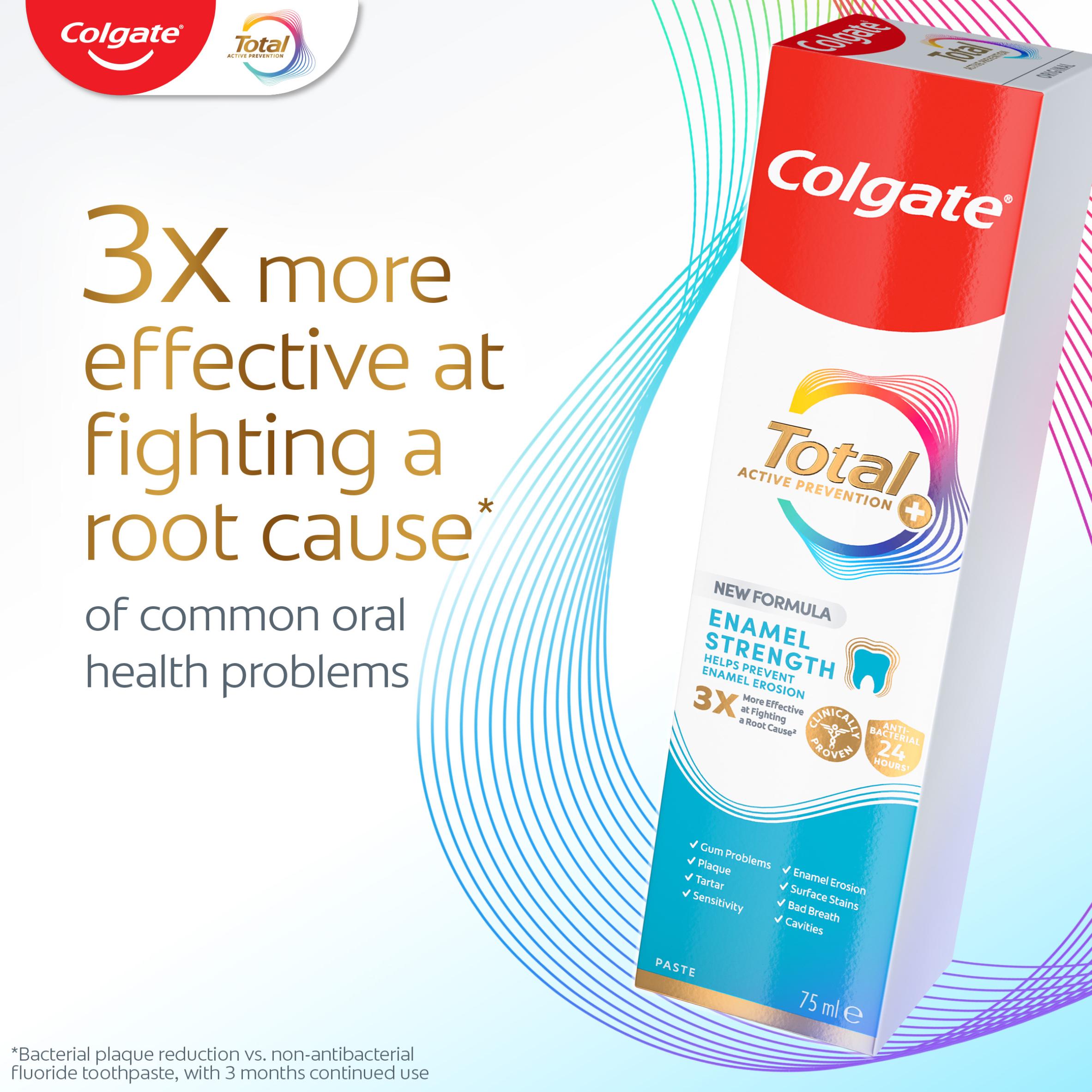 Colgate Total Active Prevention + Enamel Strength Toothpaste 75ml thumbnail 2