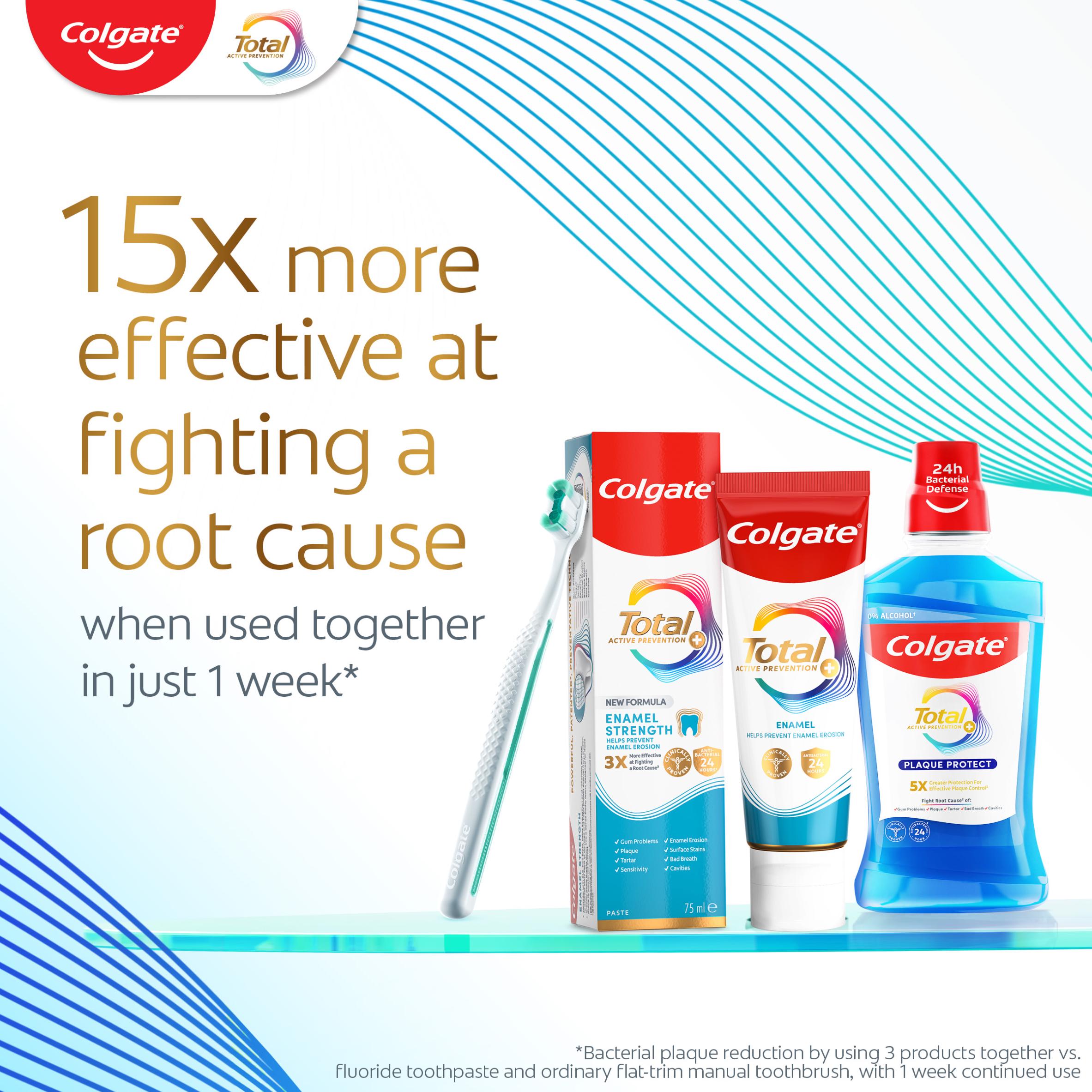 Colgate Total Active Prevention + Enamel Strength Toothpaste 75ml thumbnail 4